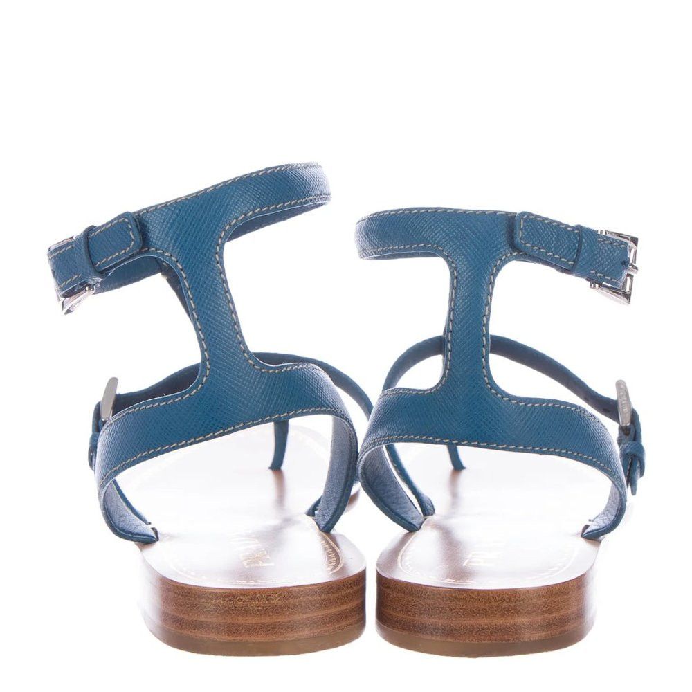 Prada PRADA Saffiano Leather Sandals Size: 9.5 | IT 39.5 Size US 9.5 / IT 39.5 - 5 Thumbnail