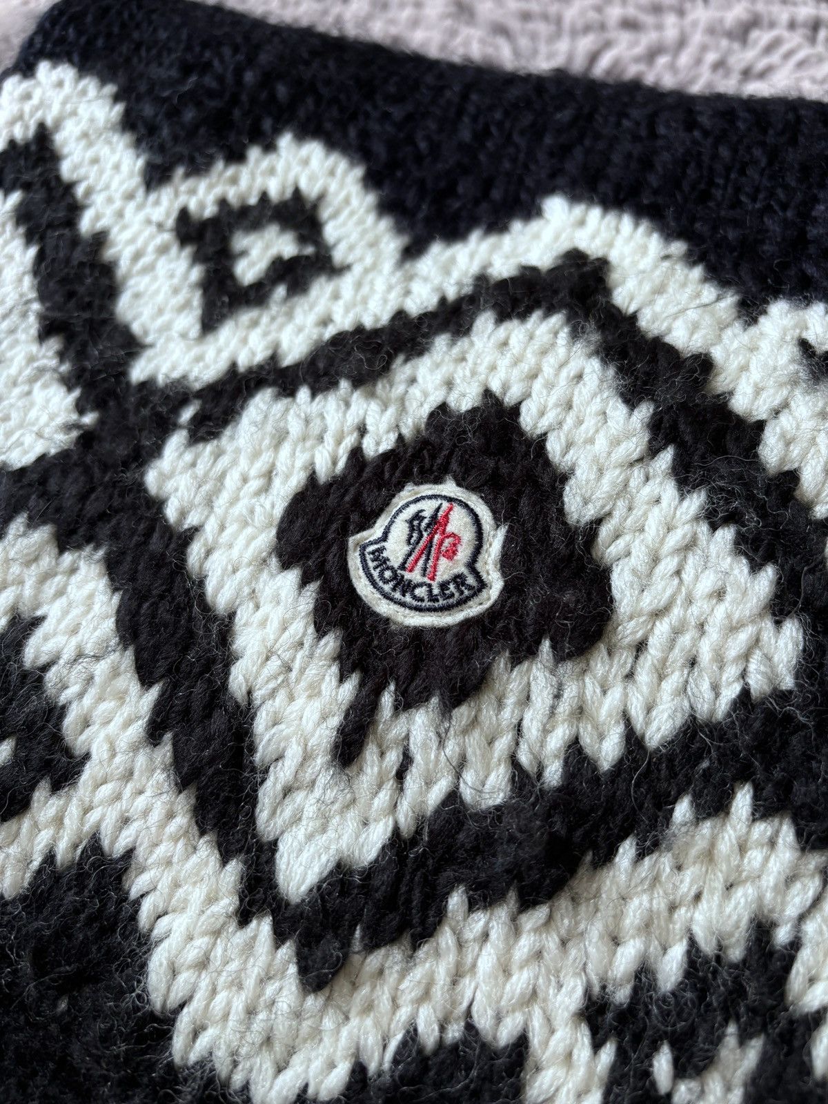 Moncler Moncler scarfs vintage sciarpa tricot Size ONE SIZE - 3 Thumbnail