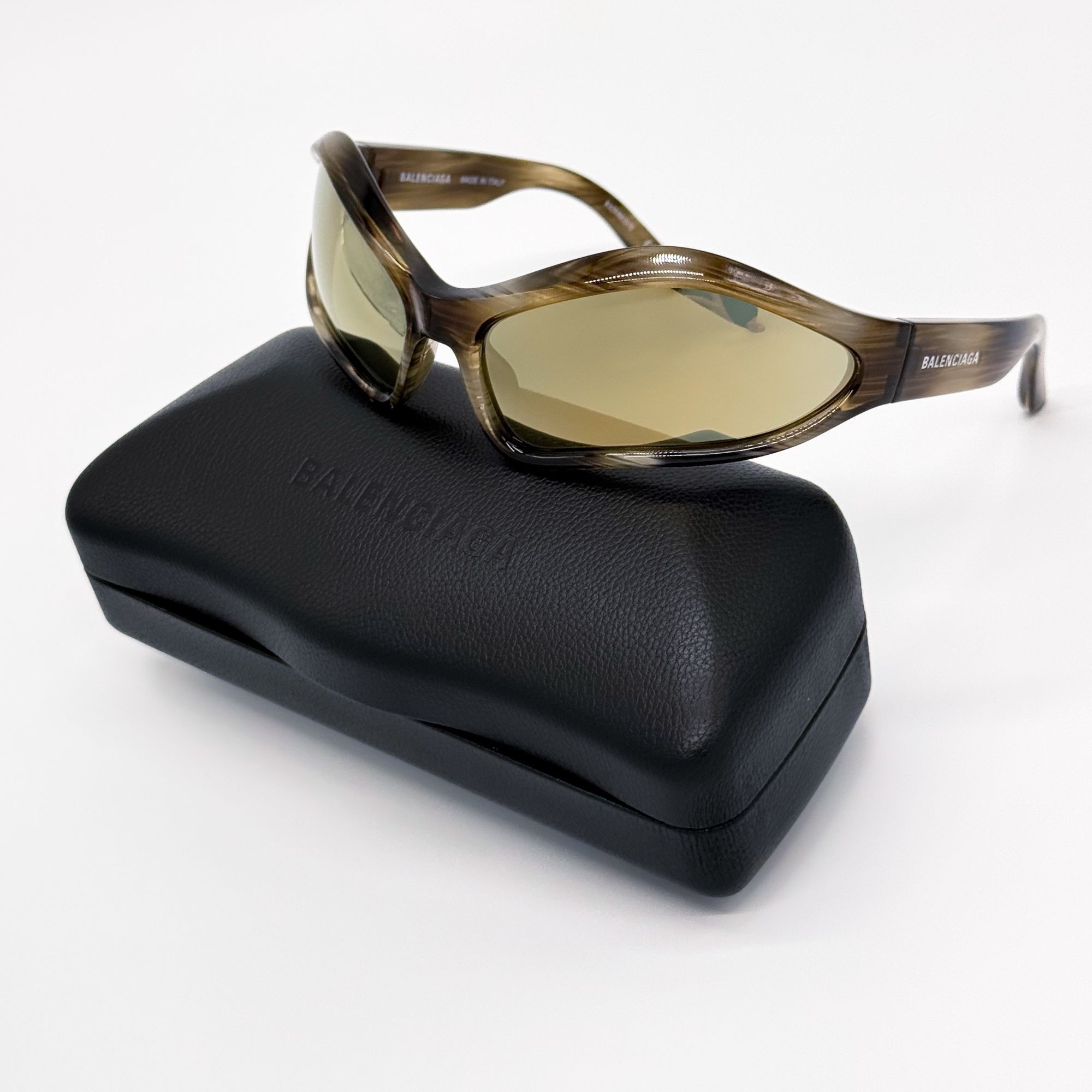 Balenciaga NEW BALENCIAGA BB0314S 003 SUNGLASSES HAVANA/BRONZE Size ONE SIZE - 1 Thumbnail