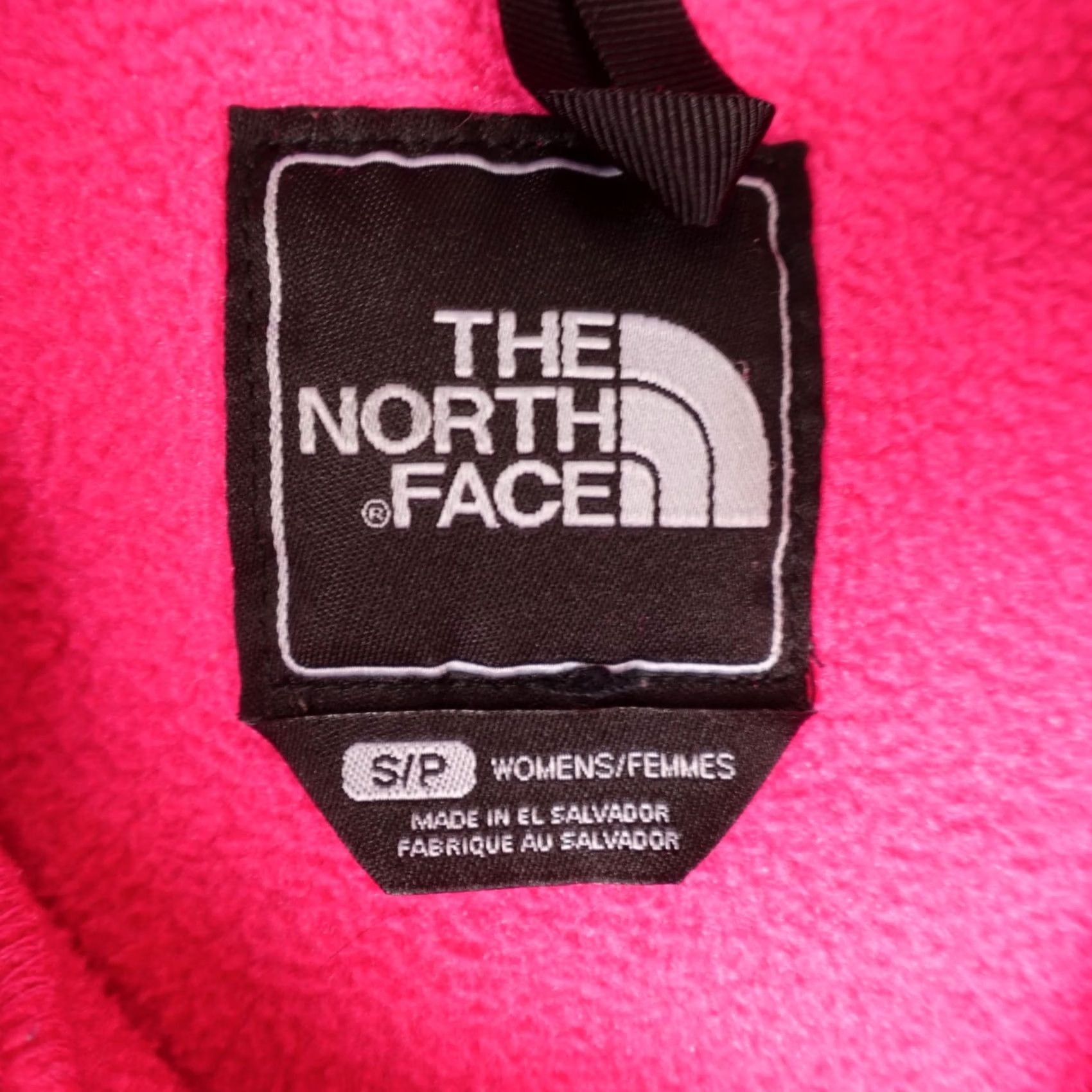 The North Face The North Face Denali Jacket Womens Small Pink Gray Polartec Full Zip Fleece Size S / US 4 / IT 40 - 2 Thumbnail
