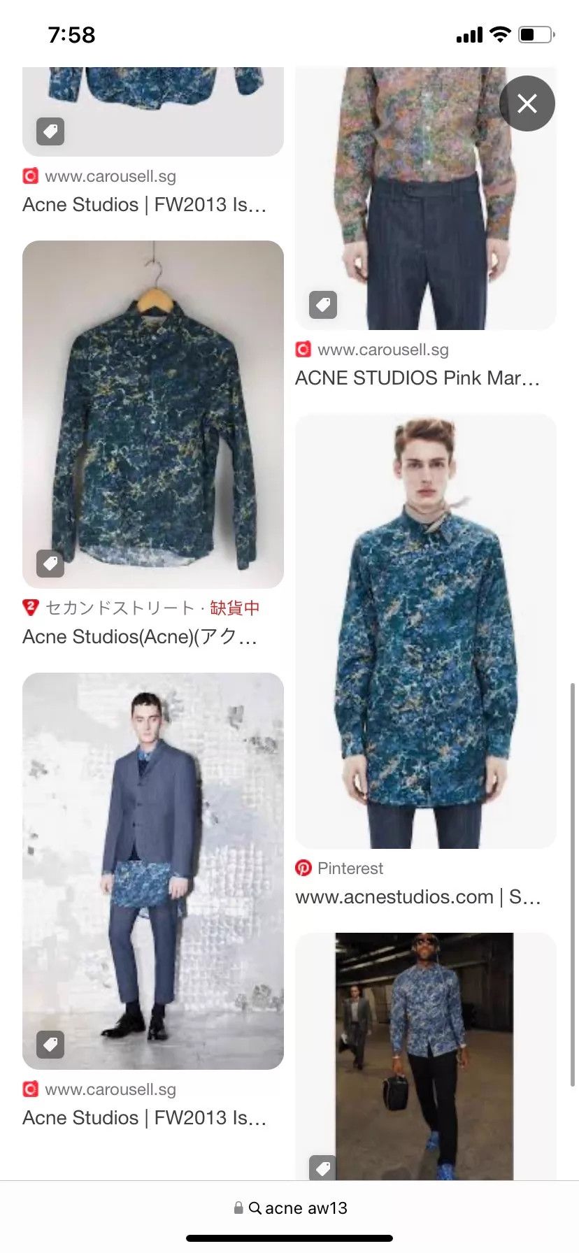 Acne Studios Acne Studios AW2013 Longline Shirt (Rare, Early Pattern) Size US M / EU 48-50 / 2 - 6 Thumbnail