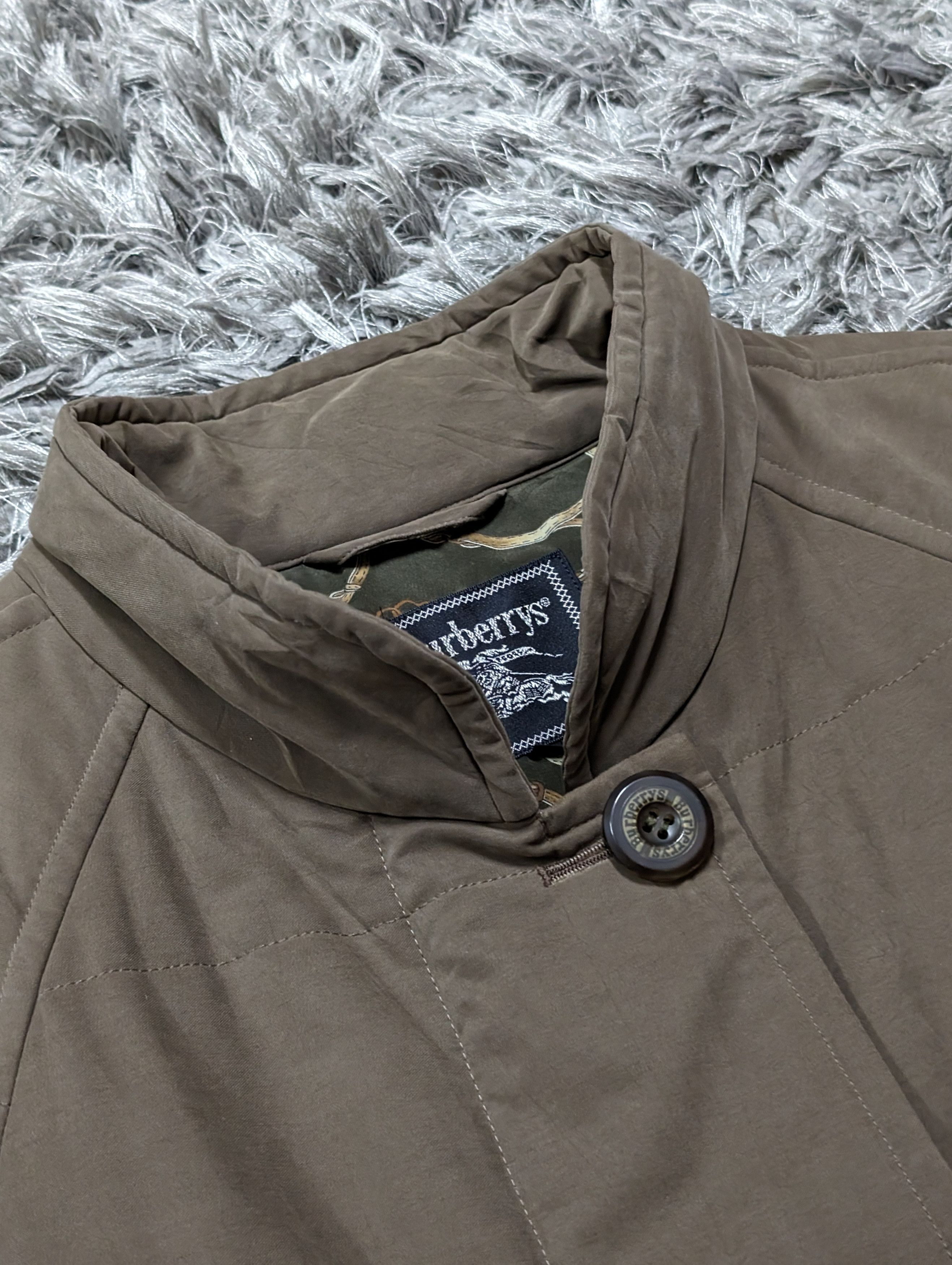 Burberry Vintage Burberrys Puffer Padded Jacket Button Ups Baroque Size L / US 10 / IT 46 - 6 Thumbnail