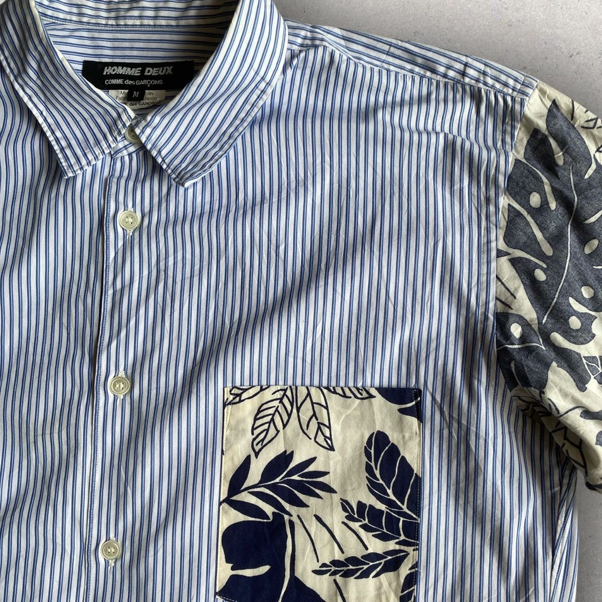 Comme des Garcons SS13 Stripes/Floral Shirt Size US M / EU 48-50 / 2 - 2 Thumbnail