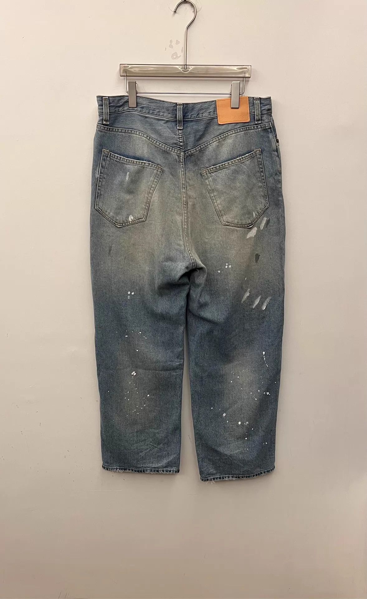 Acne Studios Acne 5-pocket graffiti jeans men's light blue 48 Size US 32 / EU 48 - 2 Thumbnail