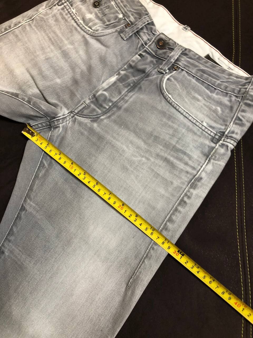 G-Star G-STAR RAW Denim Wash Gray Straight Jeans Size US 32 / EU 48 - 9 Thumbnail
