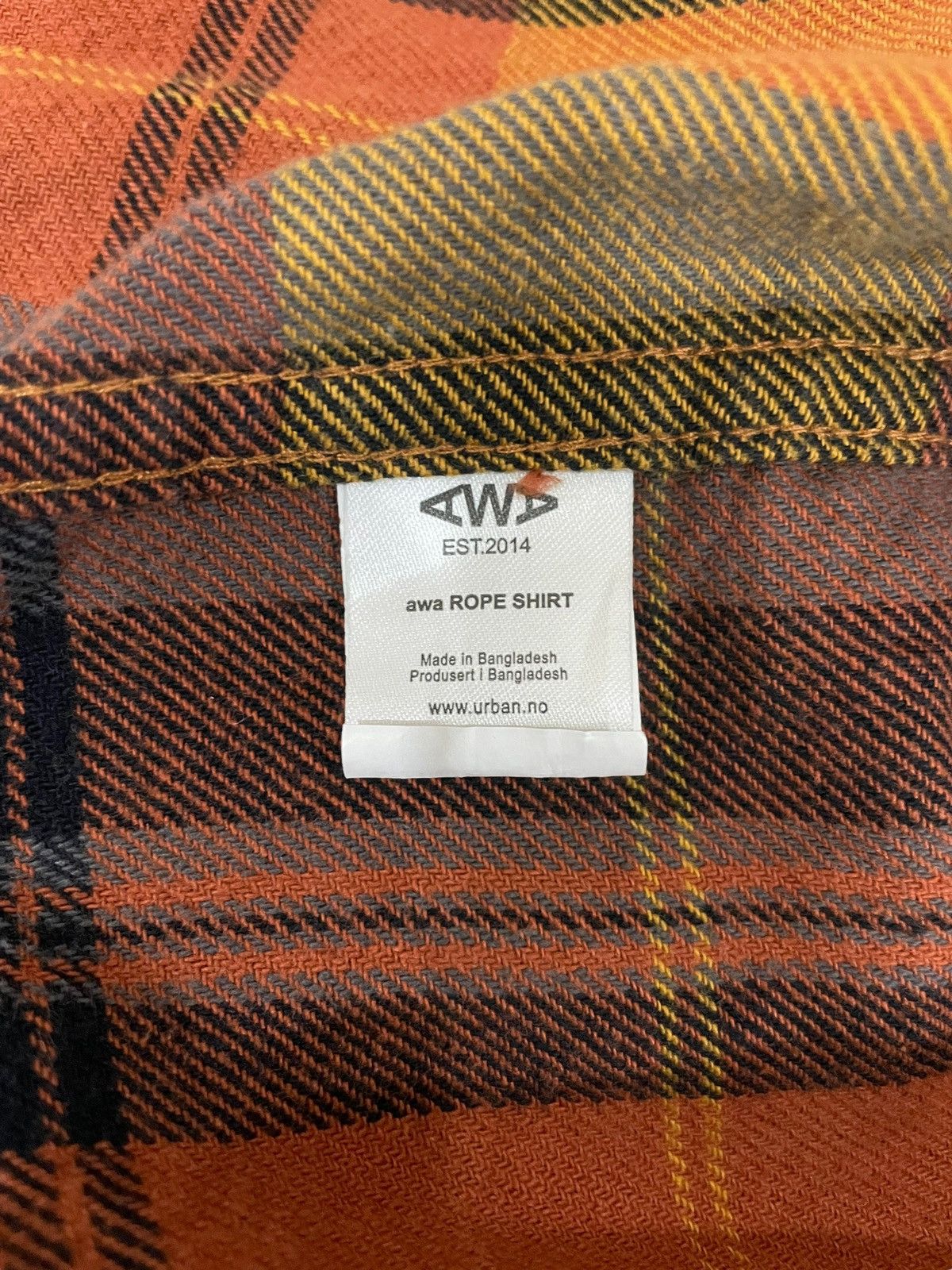 Japanese Brand AWA Travis Scott Style Relaxed Fix Tartan Plaid Flannel Size US M / EU 48-50 / 2 - 10 Thumbnail