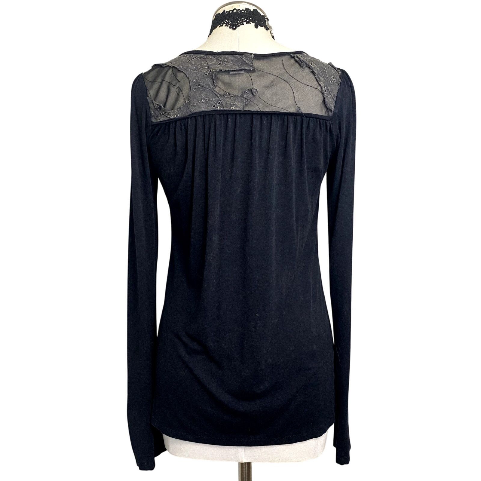 Vintage Vintage Y2k USA Kimchi Blue Coquette Grunge Longsleeve Top Size S / US 4 / IT 40 - 9 Thumbnail