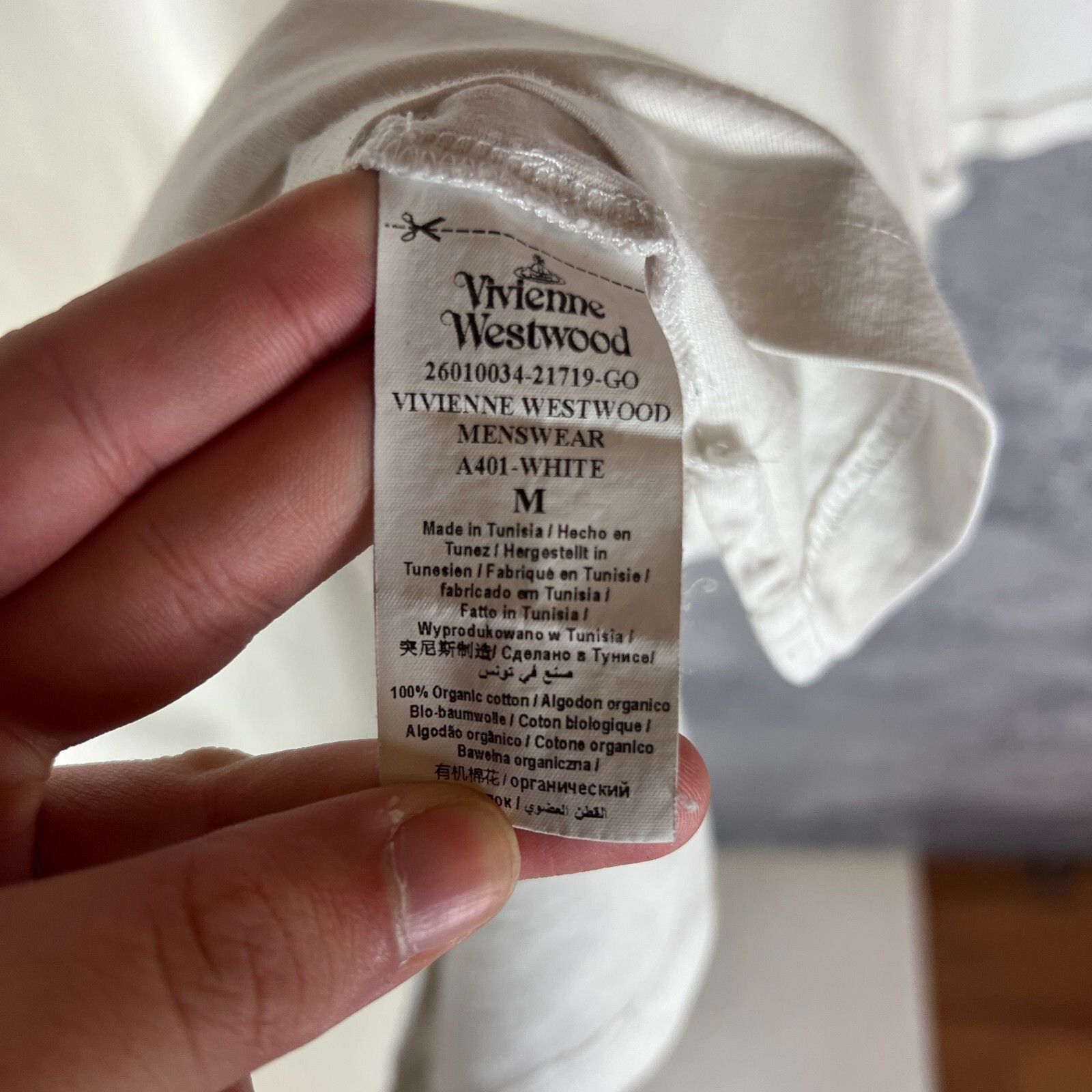 Vivienne Westwood Vivienne Westwood Tee Men's Size M White Short Sleeve ` Size US M / EU 48-50 / 2 - 5 Thumbnail