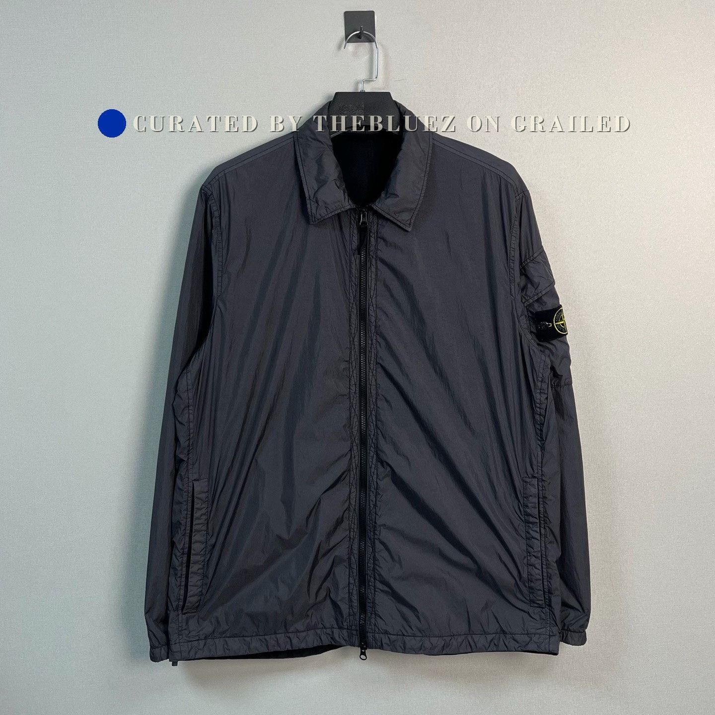 Nike × Stone Island Stone Island X Nike Golf Jacket grey 401N1