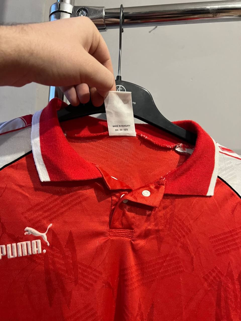 Puma 90’S PUMA HUNGARY TEMPLATE SOCCER JERSEY FOOTBALL SHIRT SZ L Size US L / EU 52-54 / 3 - 7 Thumbnail