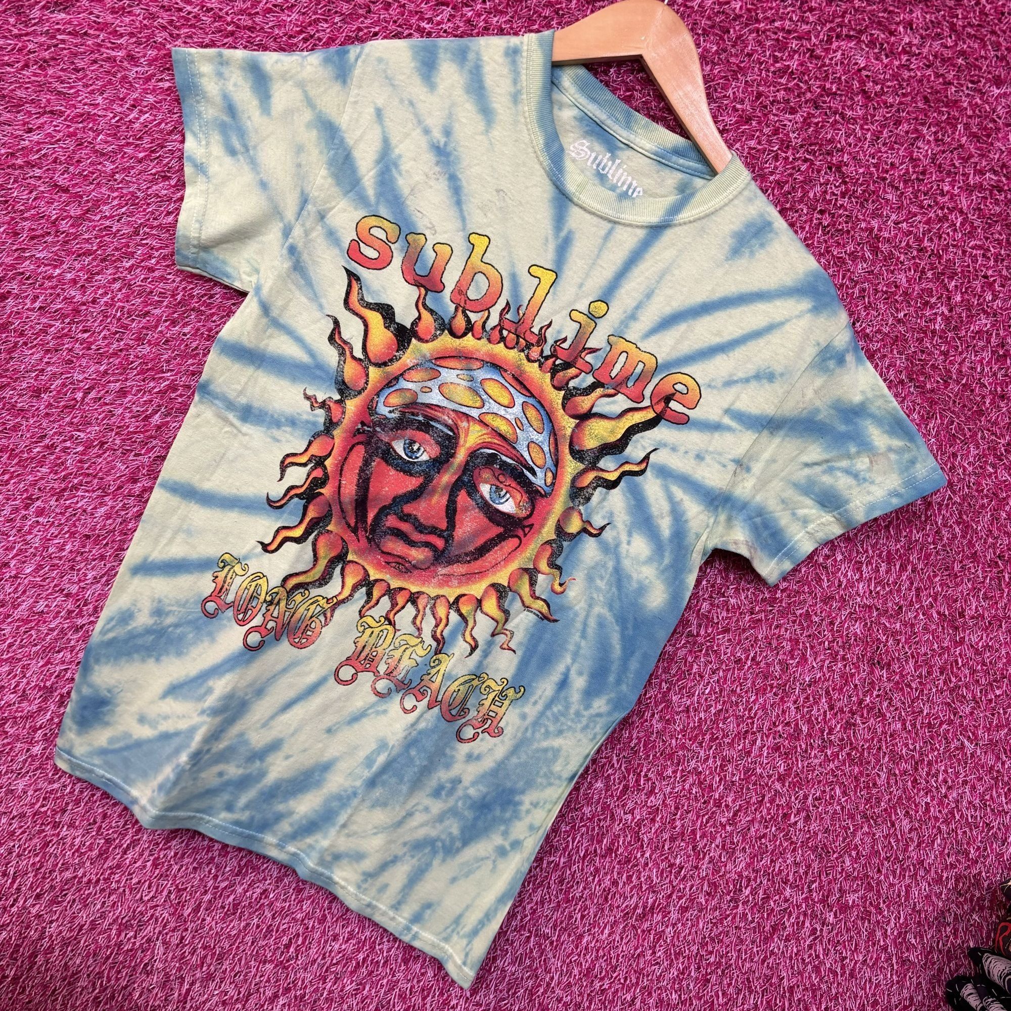 Sublime Sublime Swirl tiedye Sun Logo Rock Tee size small Size US S / EU 44-46 / 1 - 3 Thumbnail