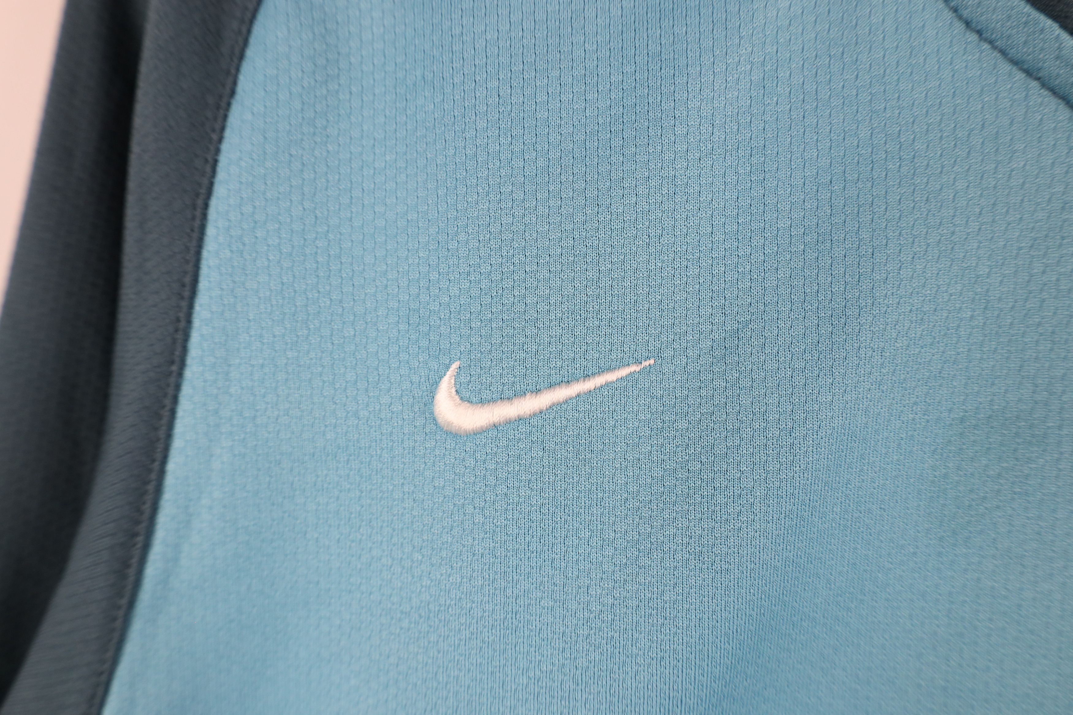 Nike × Vintage Vintage Nike Mini Swoosh Long Sleeve Soccer Jersey Shirt Size US S / EU 44-46 / 1 - 4 Thumbnail