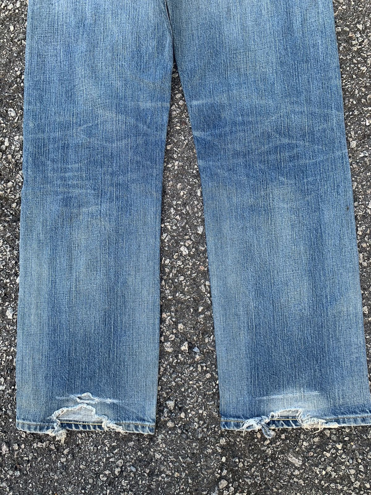 Kapital VINTAGE EDWIN 504 JAPANESE FADED & RUSTY DISTRESSED DENIM Size US 32 / EU 48 - 8 Thumbnail