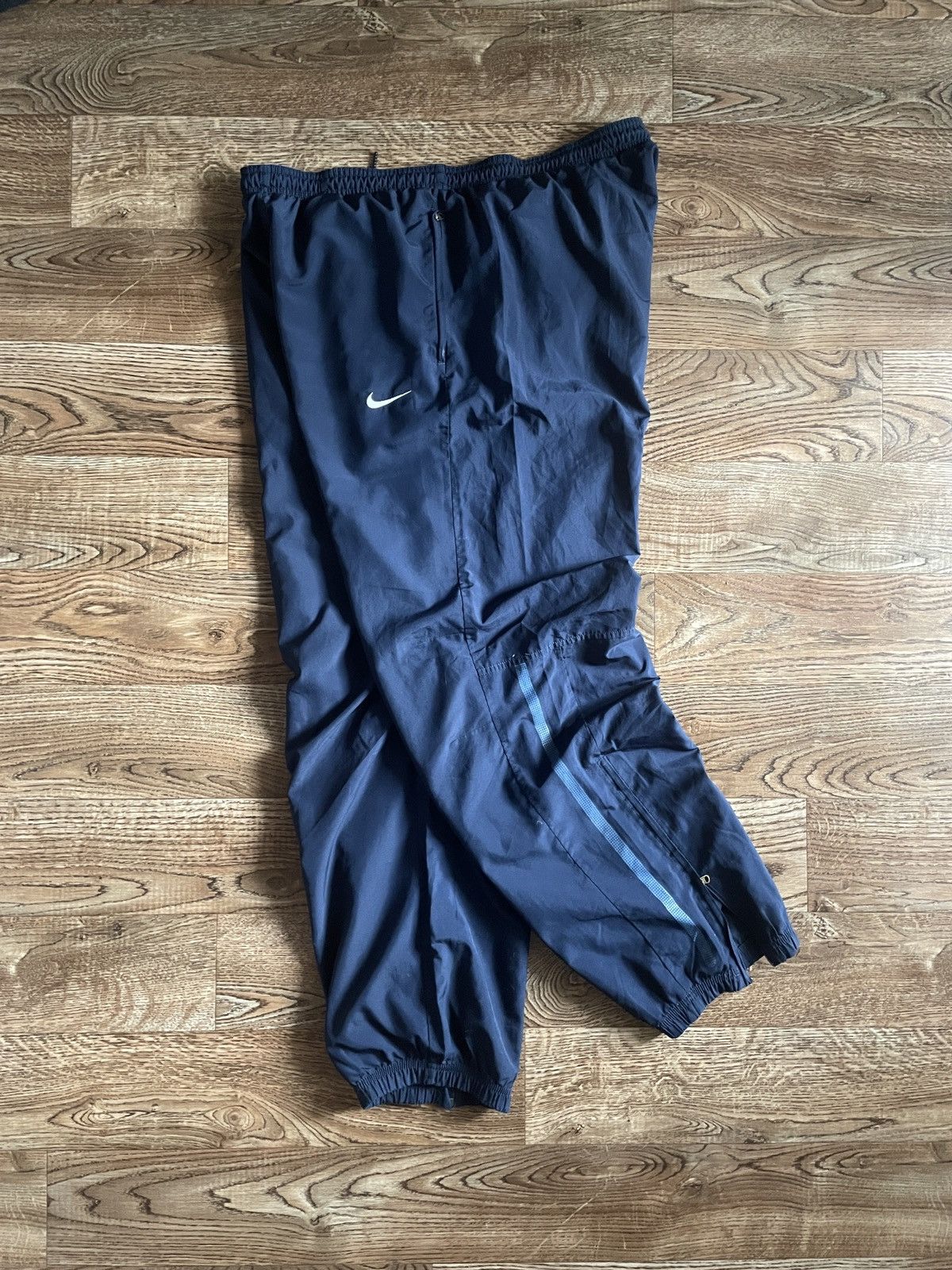 Nike Vintage Nike Track Pants Double Swoosh Y2K Baggy Sweatpants Size US 36 / EU 52 - 1 Thumbnail