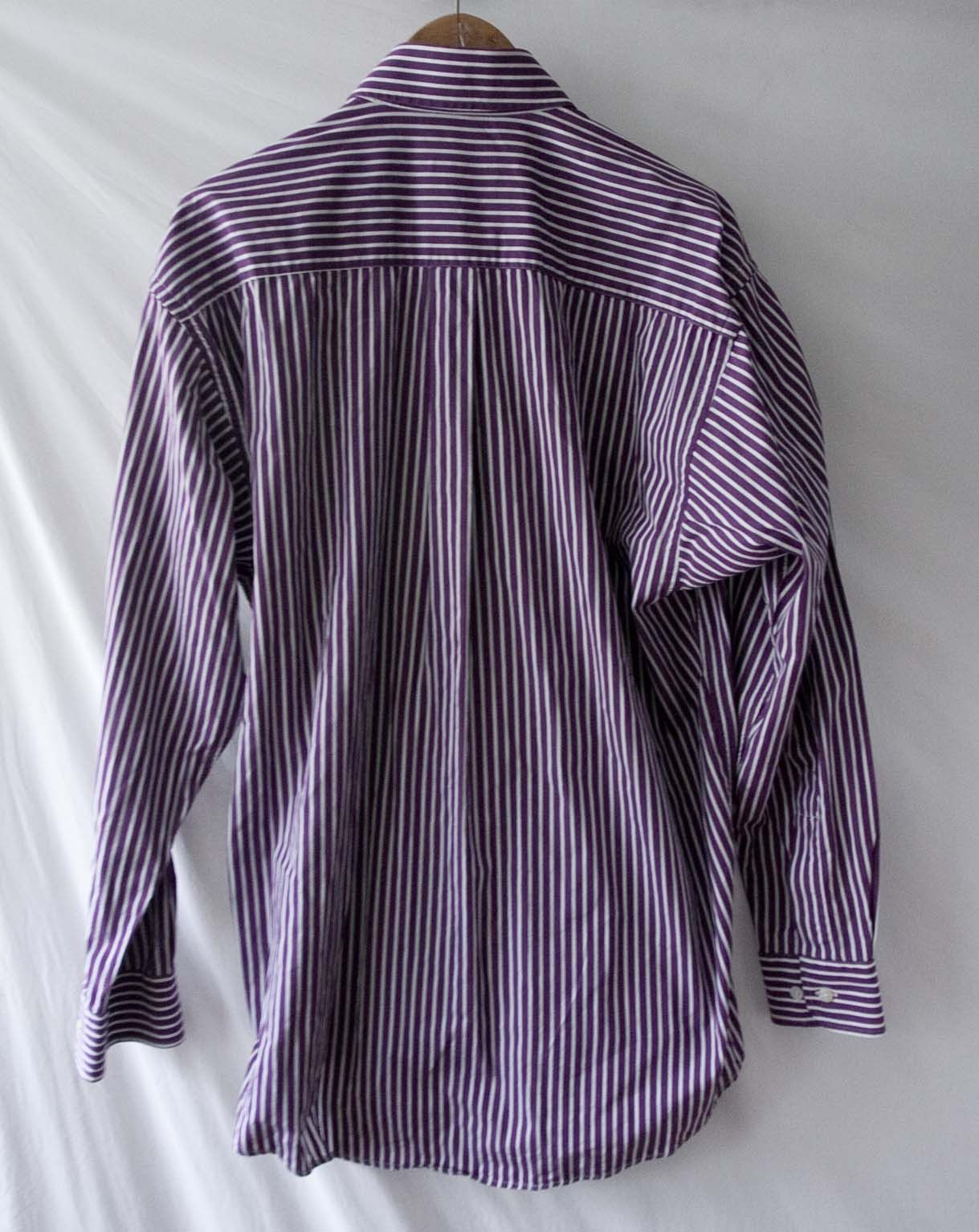 Bullock & Jones Bullock & Jones Shirt Purple /White Size XL Made in USA Size US XL / EU 56 / 4 - 6 Thumbnail