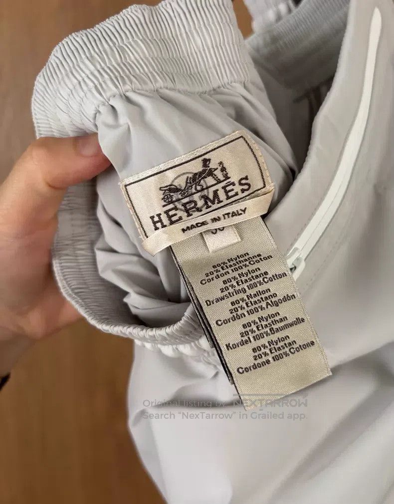 Hermes Hermes Men's Drawstring Casual Pants Size US 38 / EU 54 - 6 Thumbnail