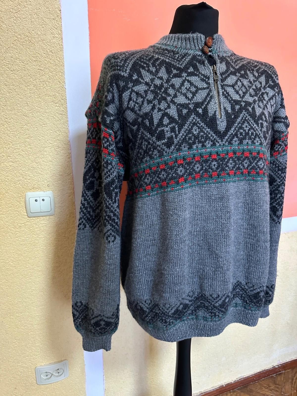 Dale Of Norway Dale of Norway Thunder Bay 1995 1/4 Zip Ski Wool Sweater Size US L / EU 52-54 / 3 - 3 Thumbnail