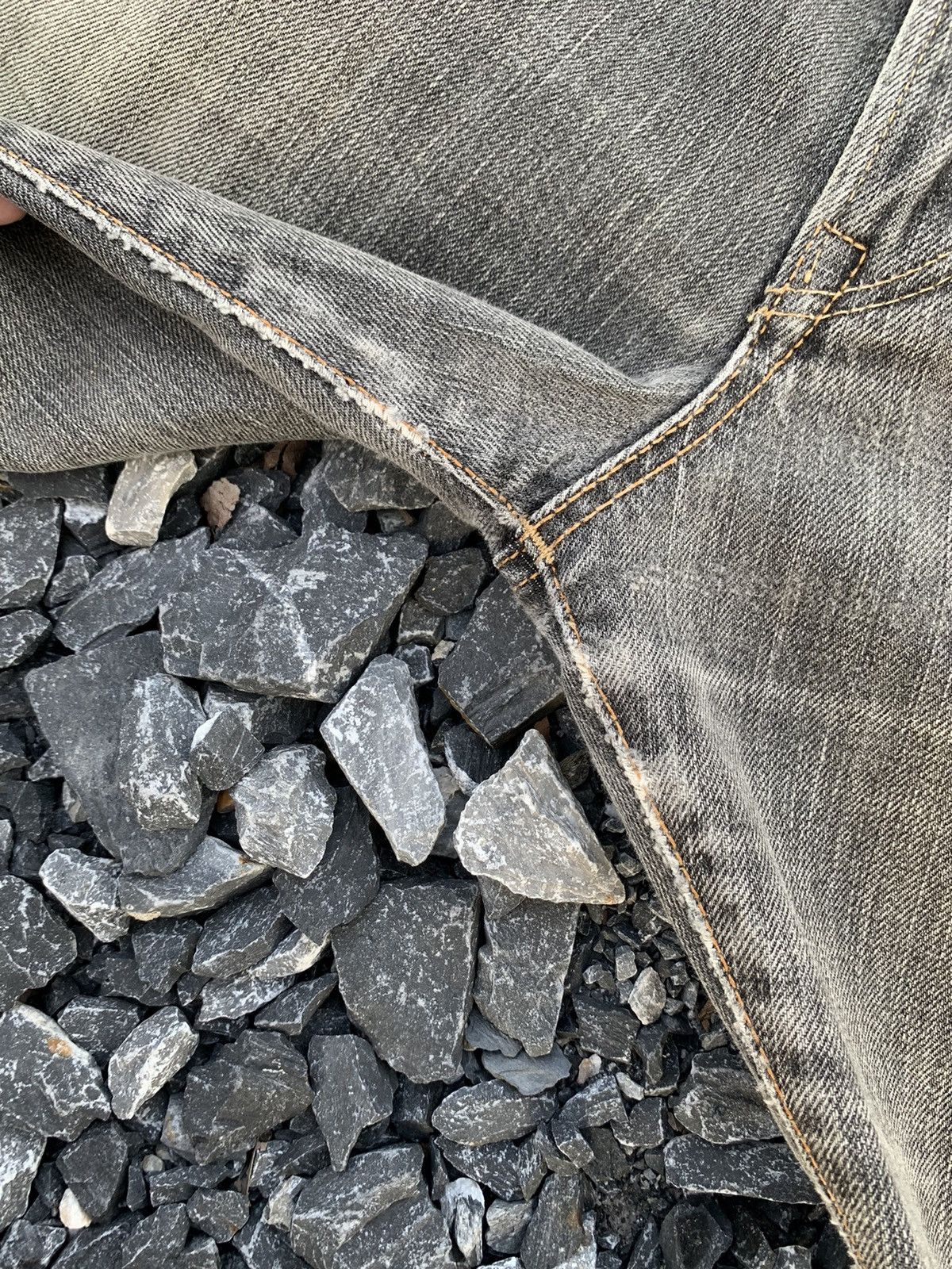 Kapital VINTAGE EDWIN 505s SELVEDGE FADED JAPANESE DISTRESSED DENIM Size US 28 / EU 44 - 17 Thumbnail