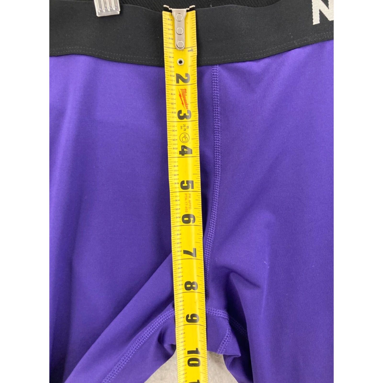 Nike Nike Pro Dri-Fit Compression Pants Womens Large Purple Size 36" / US 14 / IT 50 - 4 Thumbnail
