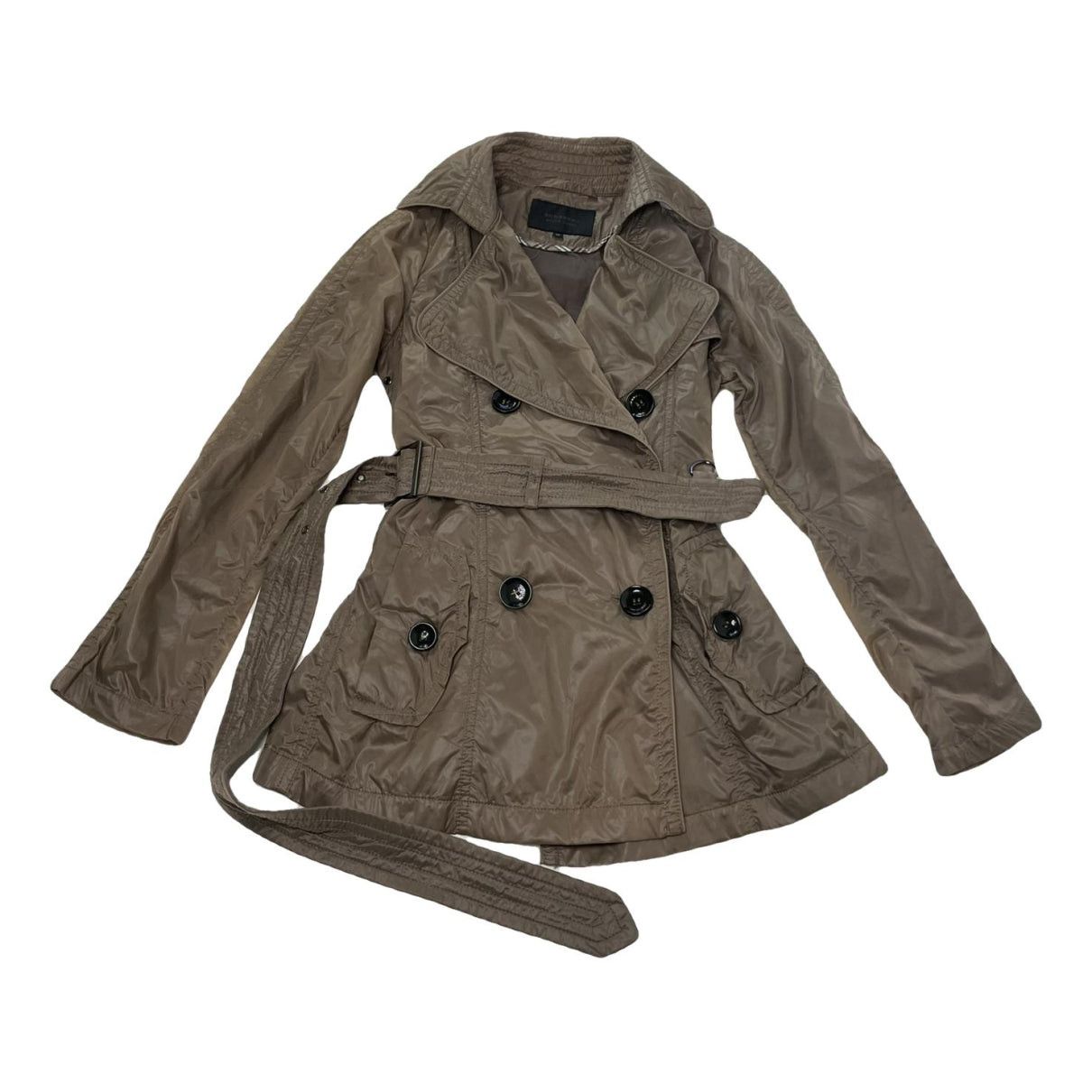 Burberry Sandringham Brown Polyester Trench Coat Size S / US 4 / IT 40 - 1 Thumbnail