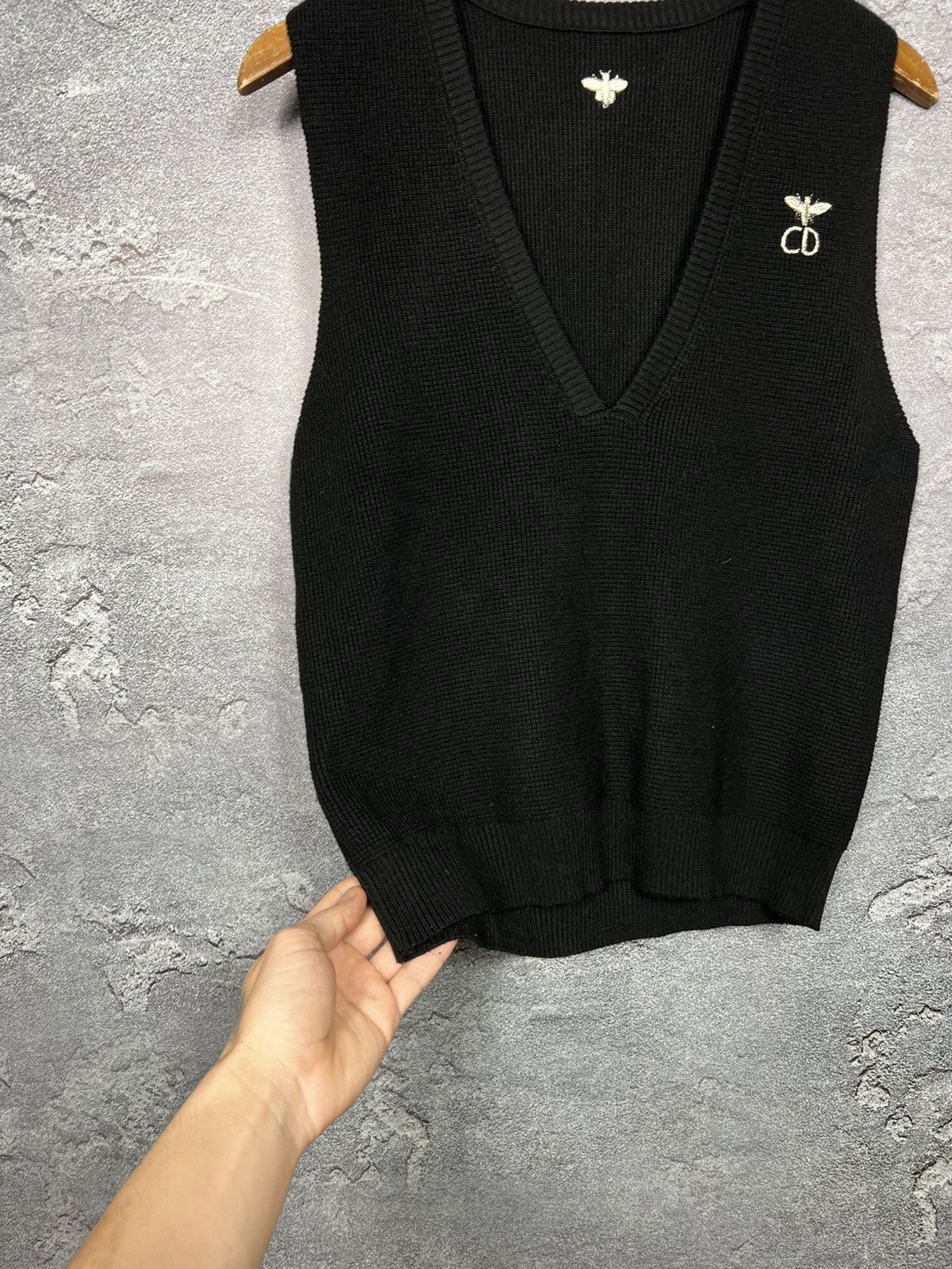 Other Vintage Christian Dior Oversize Cotton Vest With Logo Size S / US 4 / IT 40 - 3 Thumbnail