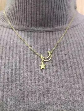VIBE Stars Moon Streetwear Necklace Chain Size ONE SIZE - 1 Thumbnail