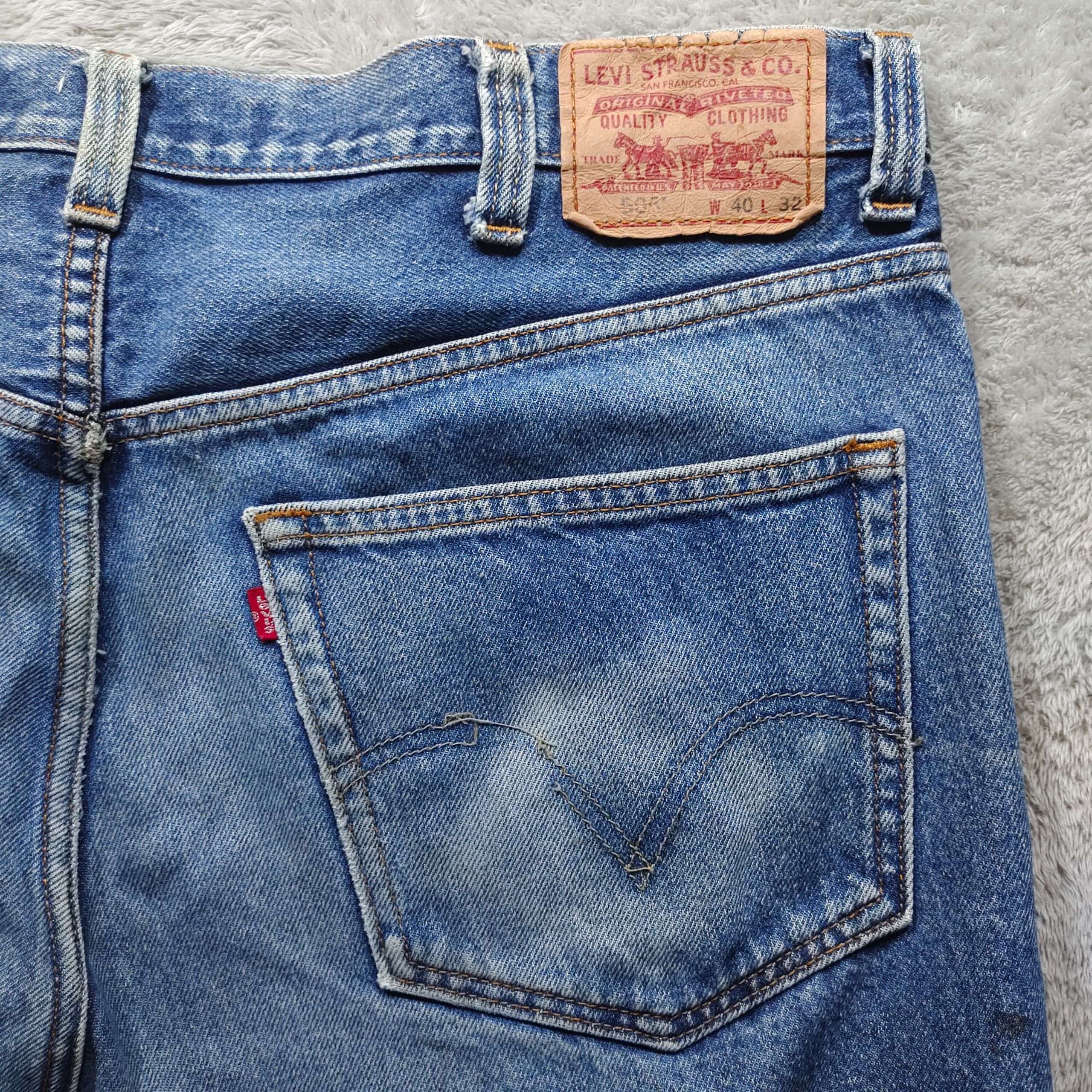 Levi's Vintage Clothing × Vintage DISTRESSED VINTAGE LEVIS 505 REGULAR FIT JEANS Size US 41 - 4 Thumbnail