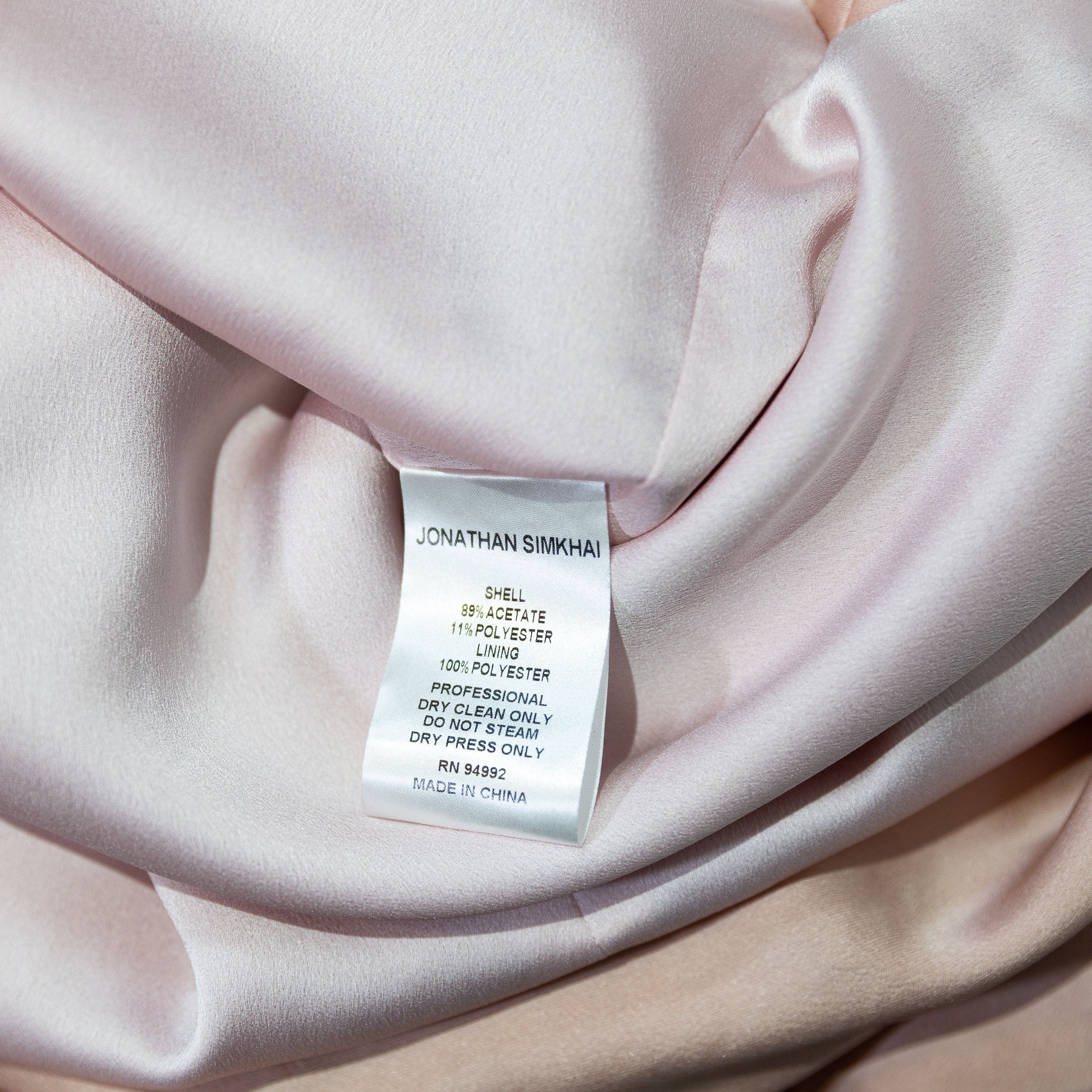Jonathan Simkhai NEW Jonathan Simkhai Satin Cowl Neck Size S / US 4 / IT 40 - 3 Thumbnail