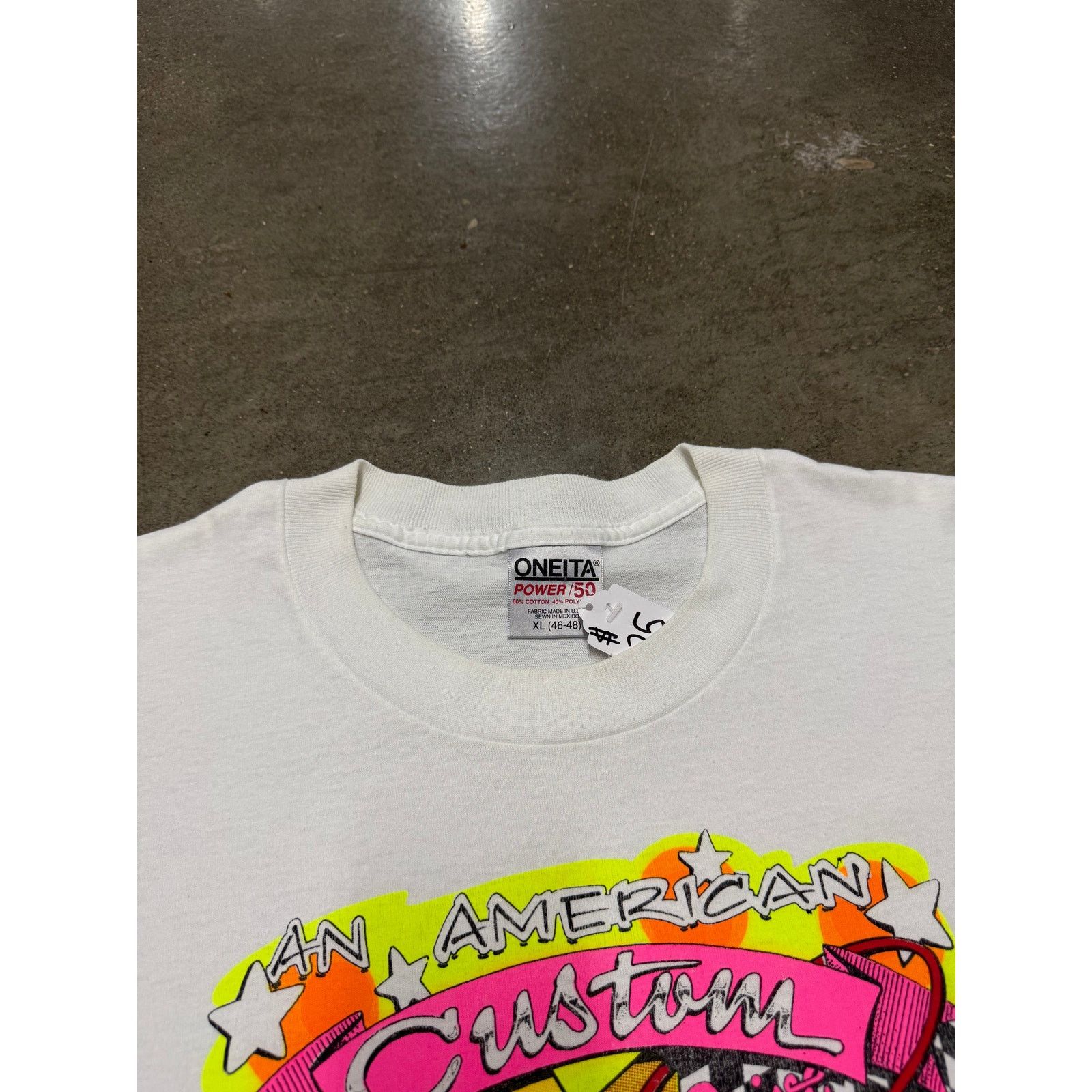 Vintage Vintage 1990 American Custom Car T-Shirt Size US XL / EU 56 / 4 - 3 Thumbnail
