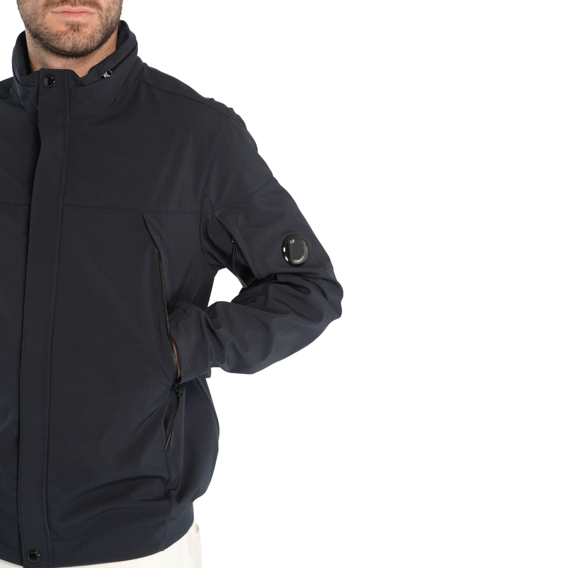 C.P. Company o1y1224 Logo Jacket in Midnight Blue Size US S / EU 44-46 / 1 - 4 Thumbnail