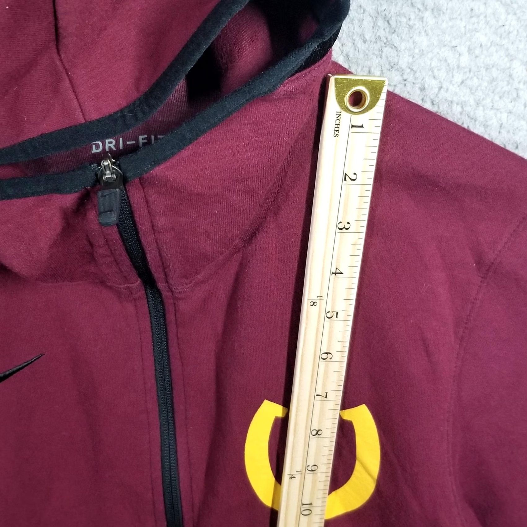 Nike Nike Showtime Hoodie Mens S Red Full Zip Sweatshirt Jacket Size US S / EU 44-46 / 1 - 5 Thumbnail