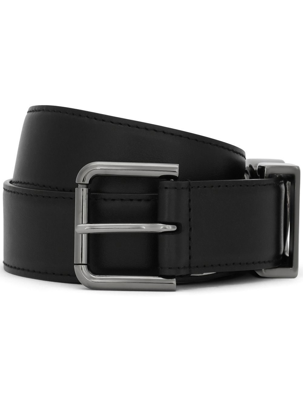Dolce & Gabbana CALFSKIN BELT WITH DG LOGO Size ONE SIZE - 1 Thumbnail