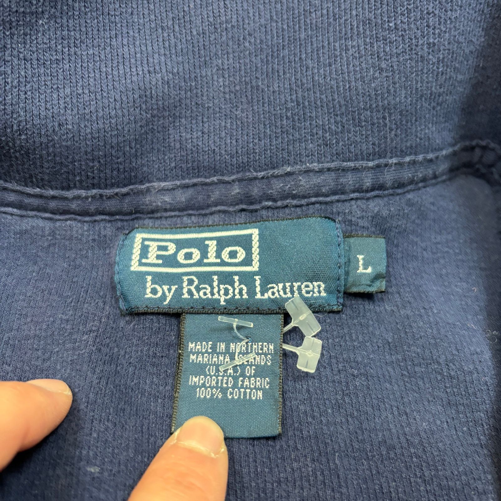 Polo Ralph Lauren × Vintage Vintage Polo Ralph Lauren 1/4 Zip Pullover Sweater Large Size US L / EU 52-54 / 3 - 5 Thumbnail