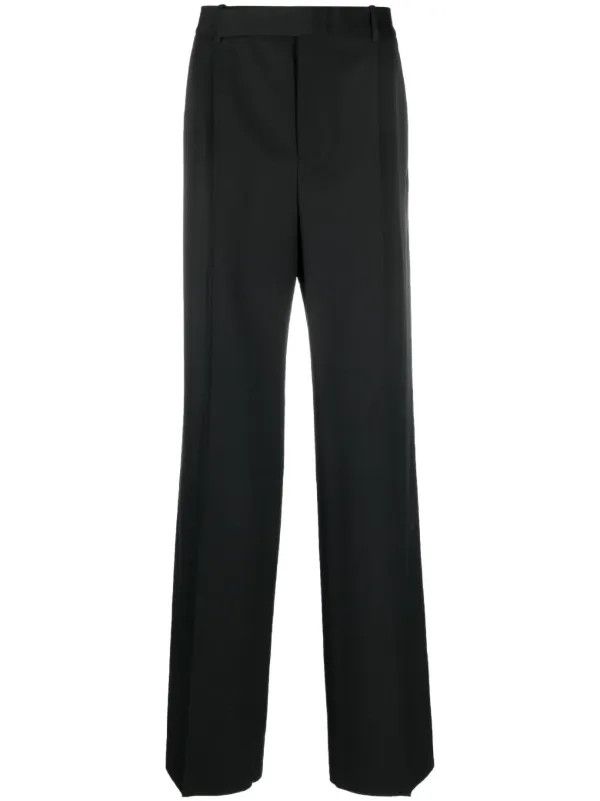 Saint Laurent Paris o1s1wg110225 731990 Pantalon 2 Plis Grain De Poudre Pant Size US 34 / EU 50 - 1 Thumbnail