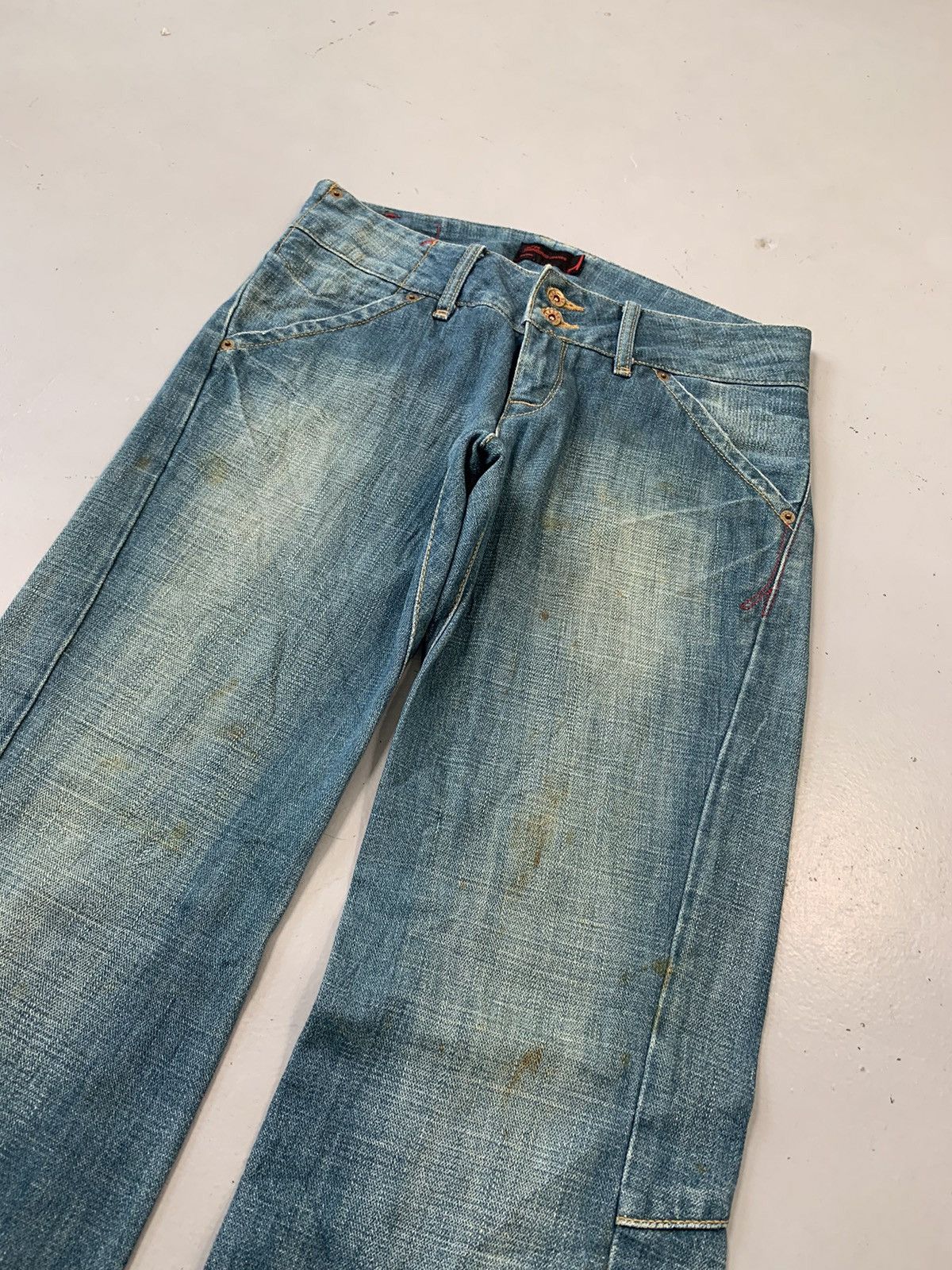 Levi's Rare vintage levis baggy boot denim pants Size 30" / US 8 / IT 44 - 3 Thumbnail