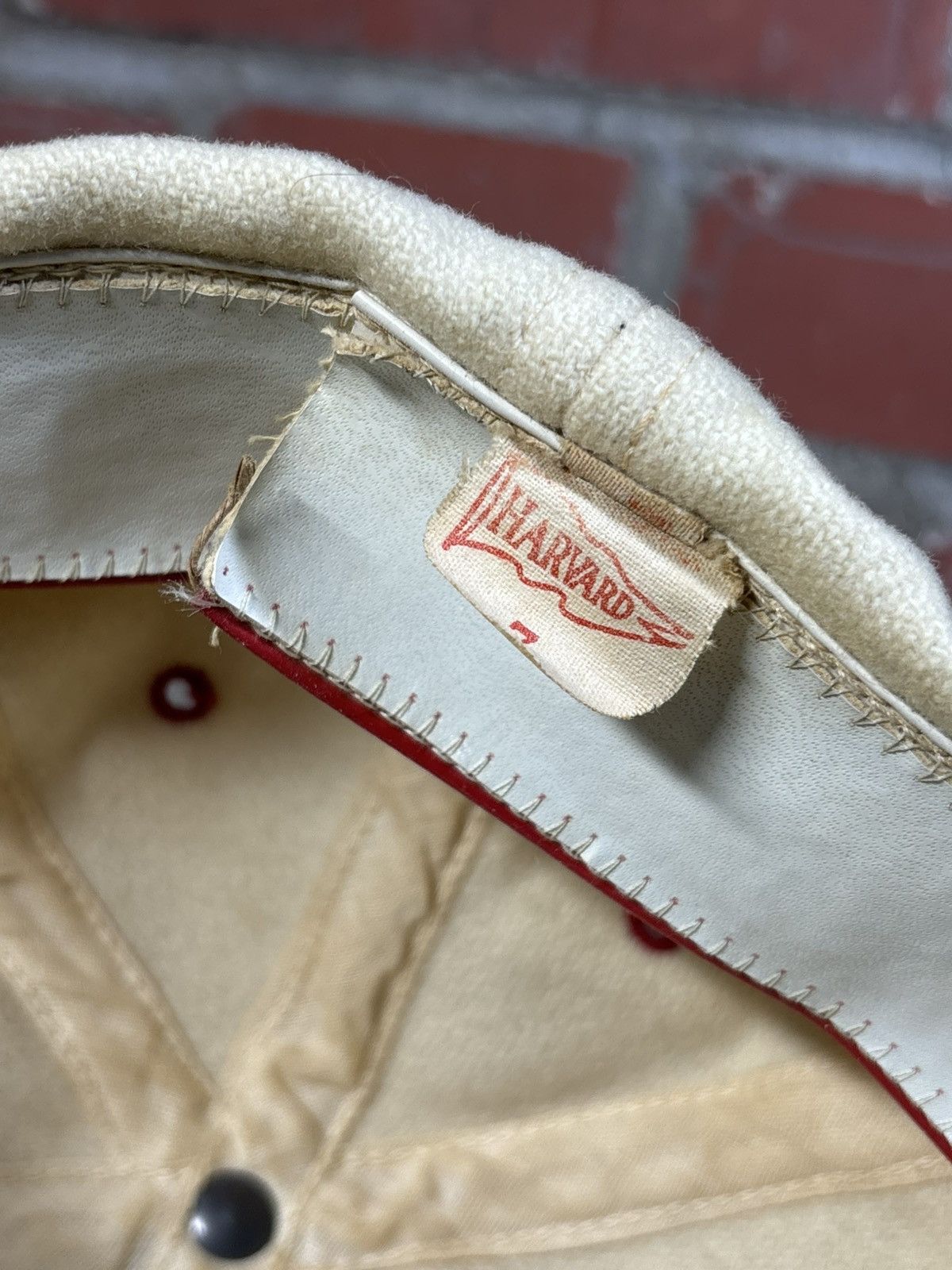Other VTG 70s/80s Harvard Sports Headwear Hat I Leather Strap Sz 7 Size ONE SIZE - 8 Thumbnail