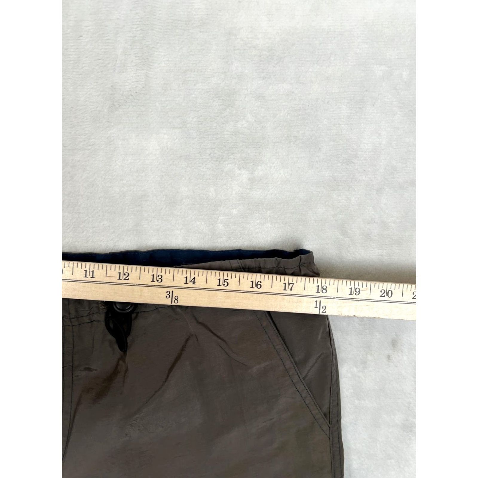 Vintage Vintage B.U.M. Equipment Pants Mens M Brown Nylon Elastic Waist Cargo Size US 31 - 4 Thumbnail