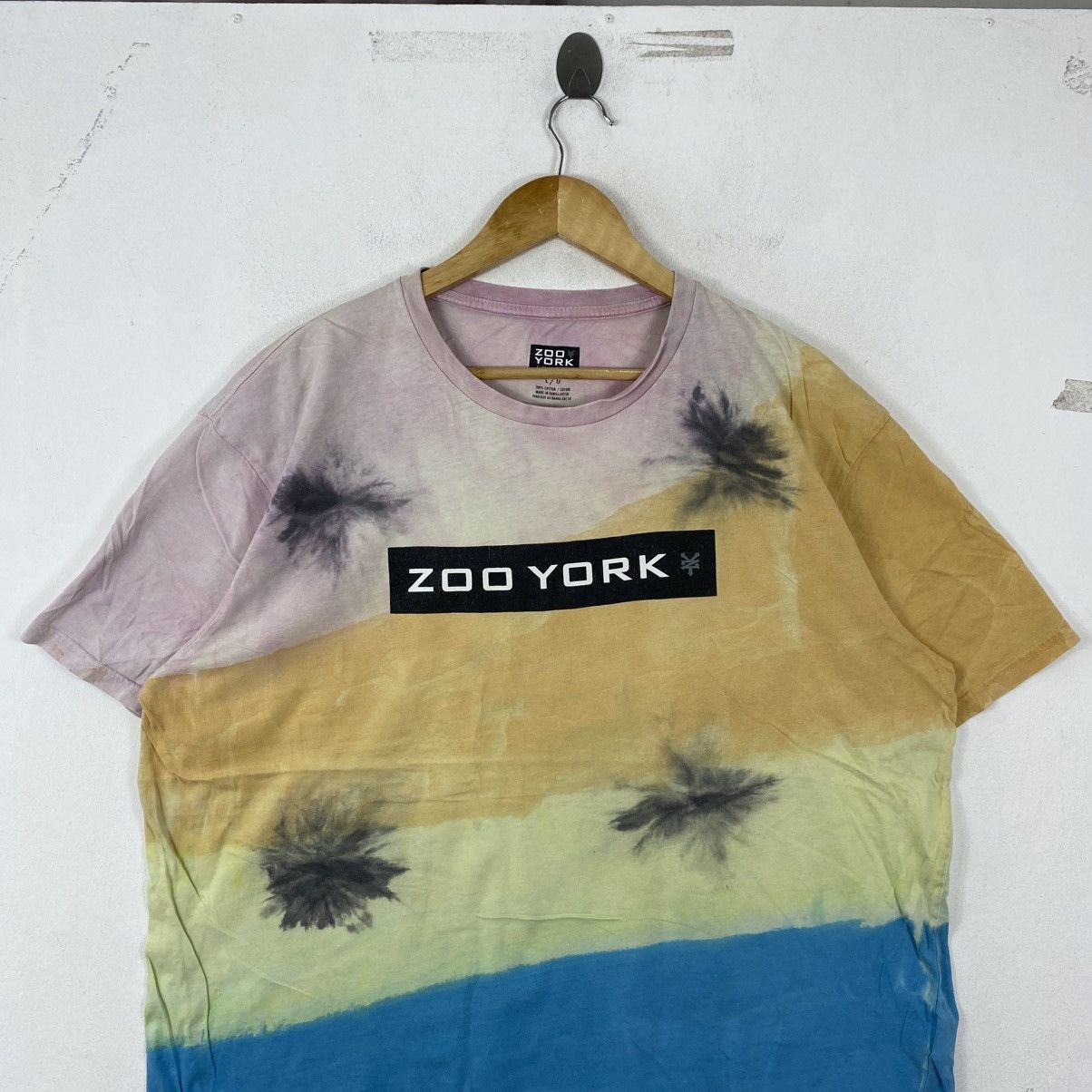 Zoo York Zoo York Tie Dye Spellout T-Shirt Vintage Skate Summer Large Size US L / EU 52-54 / 3 - 3 Thumbnail