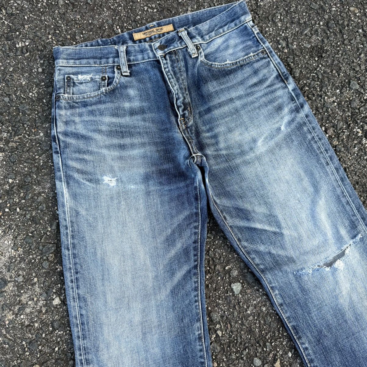 StraightFaded VINTAGE JAPAN S-002 FADED JEAN DENIM PANTS Size US 31 - 5 Thumbnail