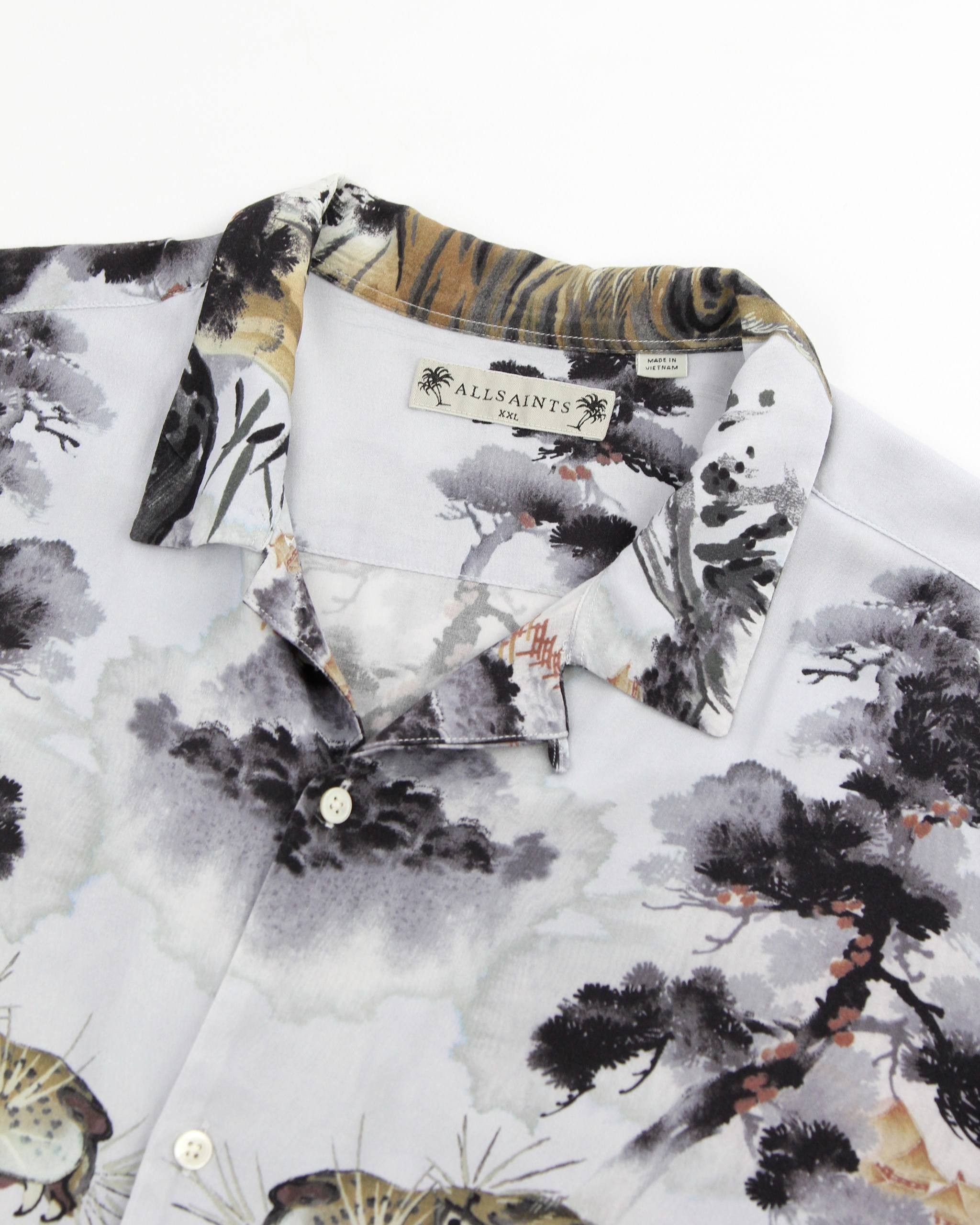 Allsaints ALLSAINTS Shirt with tiger print Size US XXL / EU 58 / 5 - 7 Thumbnail