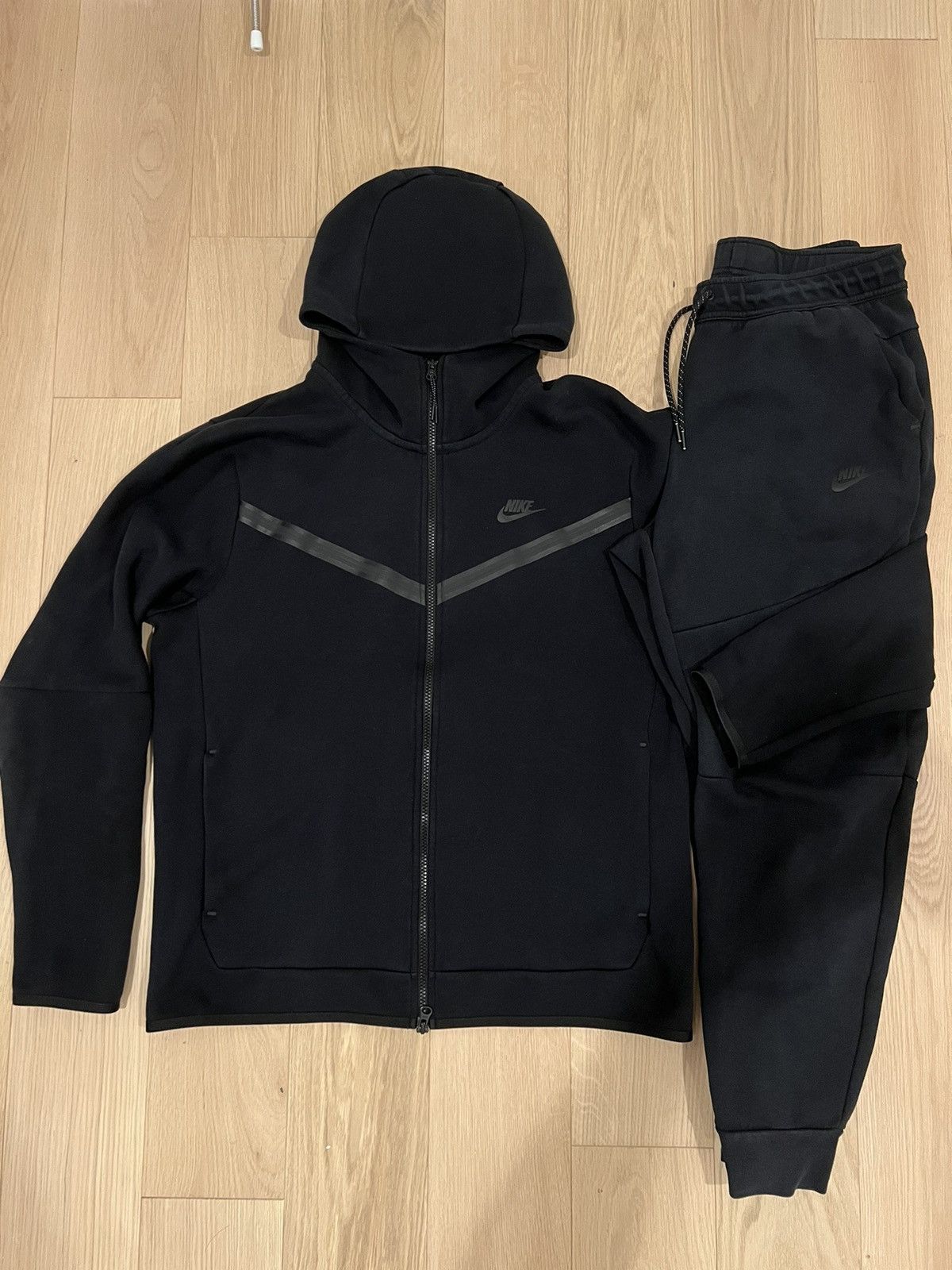 Nike Black Nike Tech Fleece Full Suit | Grailed