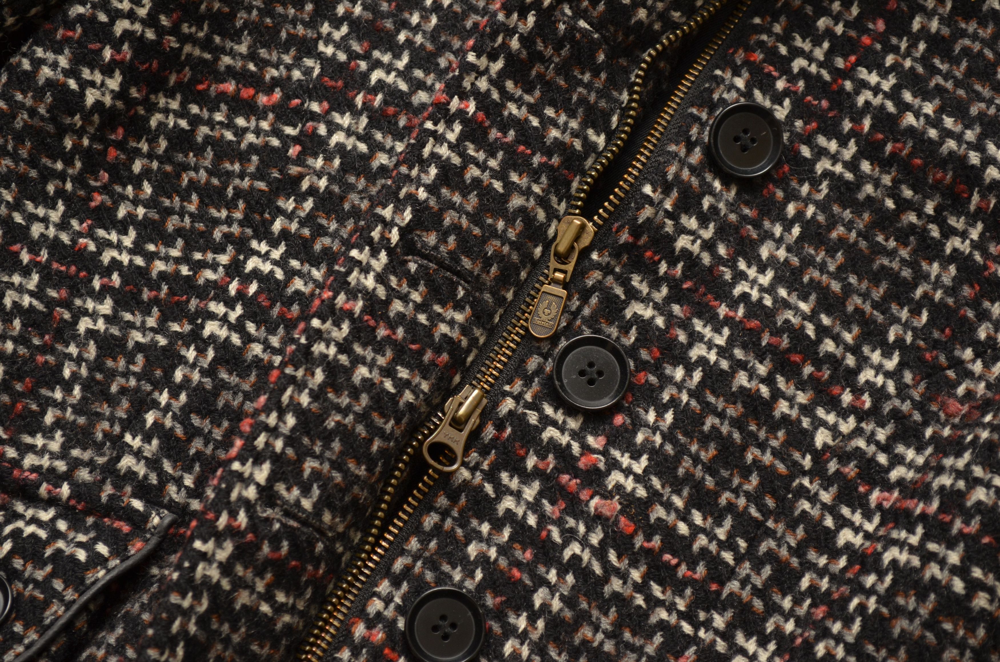 Belstaff × Vintage Vintage Belstaff Black Prince Wool Tweed Jacket Coat Size 42 Size M / US 6-8 / IT 42-44 - 11 Thumbnail