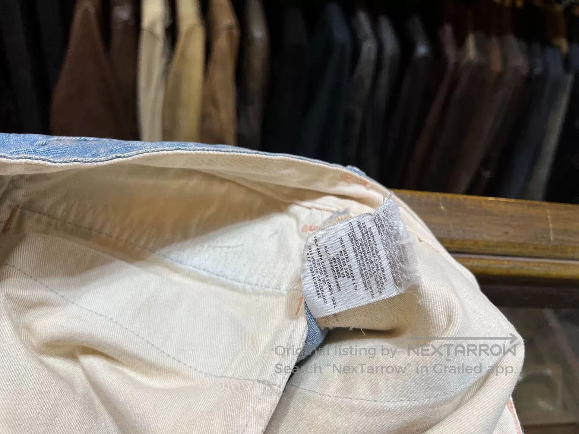 RRL Ralph Lauren limited edition patchwork denim pants. Size US 30 / EU 46 - 6 Thumbnail