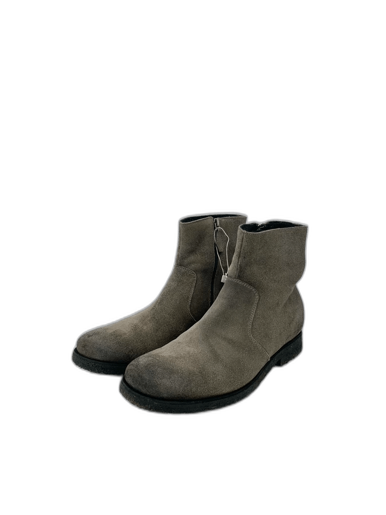 Prada Prada Gray Suede MidCalf Zip Boots -2505 Size US 7.5 / EU 40-41 - 1 Thumbnail