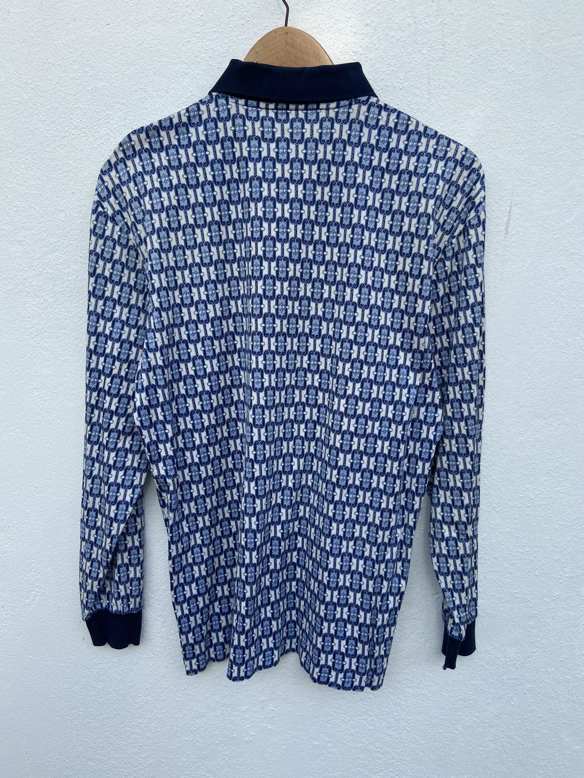 Givenchy 🔥 Vintage 90s Vintage Givenchy monogram polo long sleeve Size US M / EU 48-50 / 2 - 4 Thumbnail