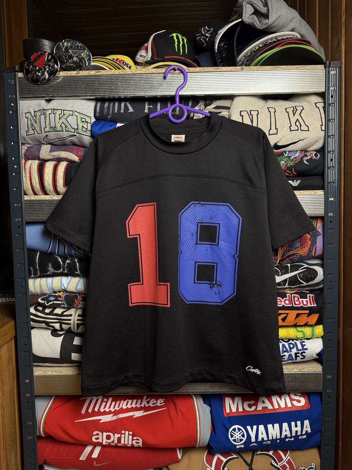 Corteiz Corteiz HMP MESH PANEL JERSEY Size US M / EU 48-50 / 2 - 1 Thumbnail