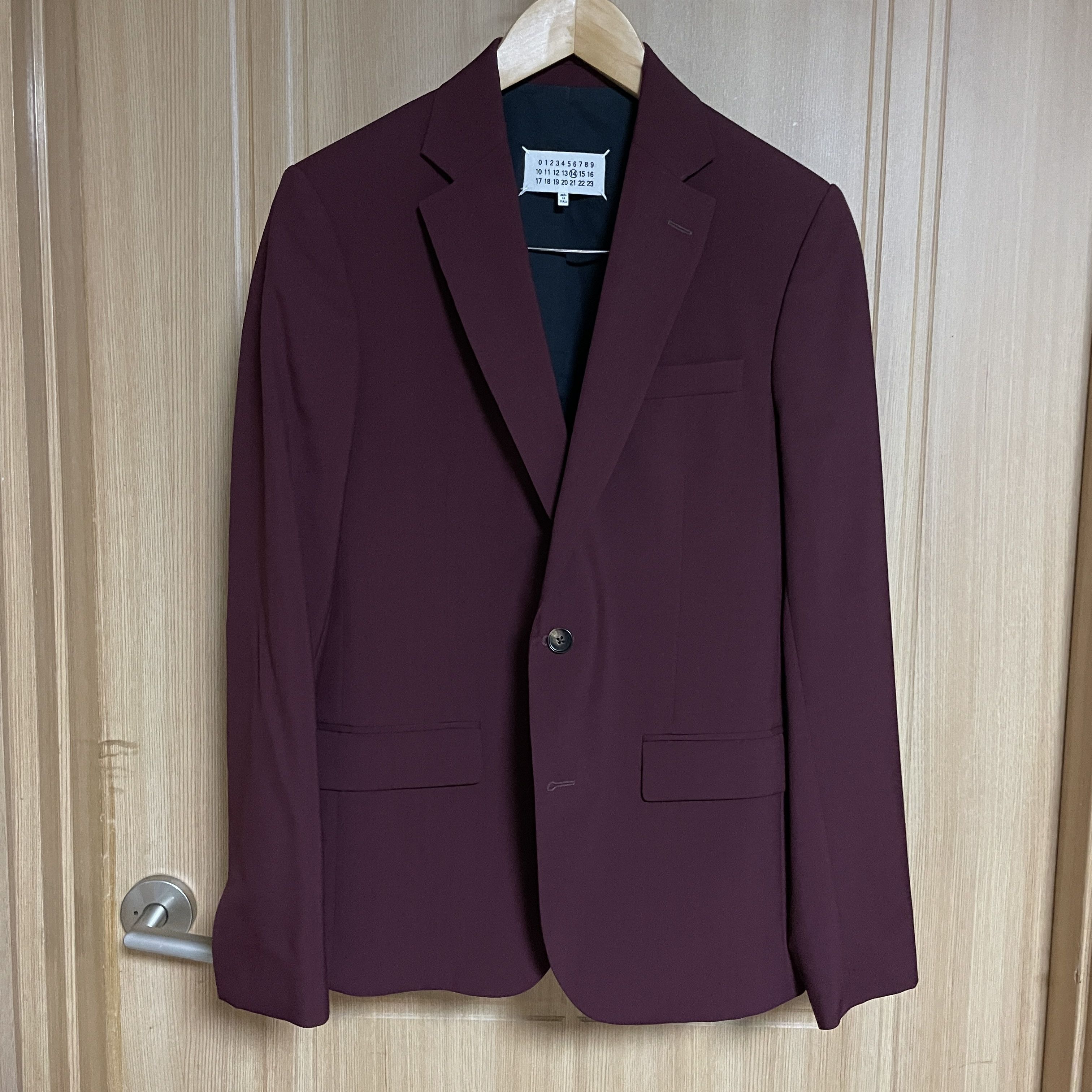 Maison Margiela Martin Margiela Burgundy suit 46 hard to find colour Size 46S - 1 Thumbnail