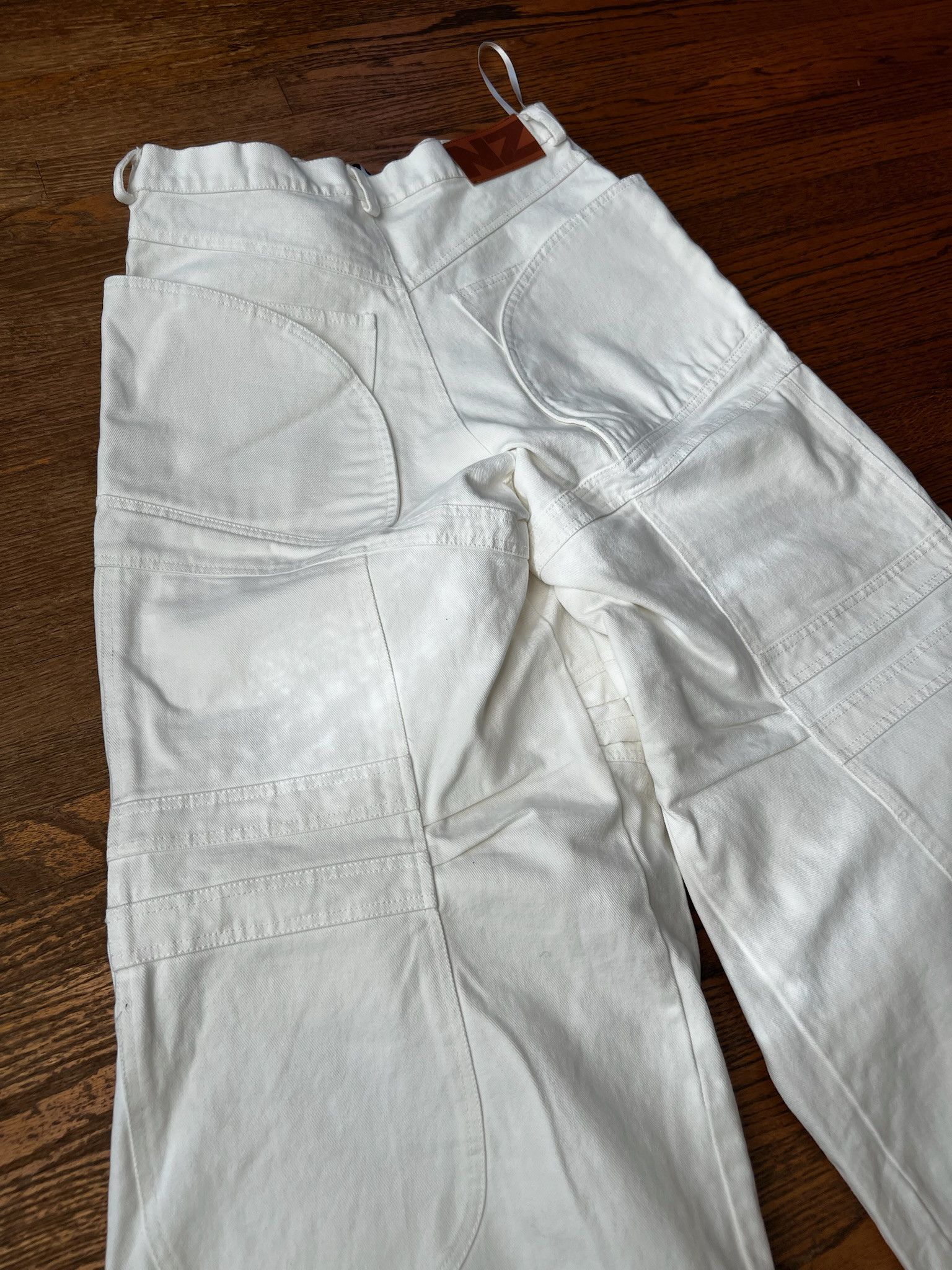 Natasha Zinko Denim Jeans (NZ313-122-WINTER-WHITE) Size US 37 - 9 Thumbnail