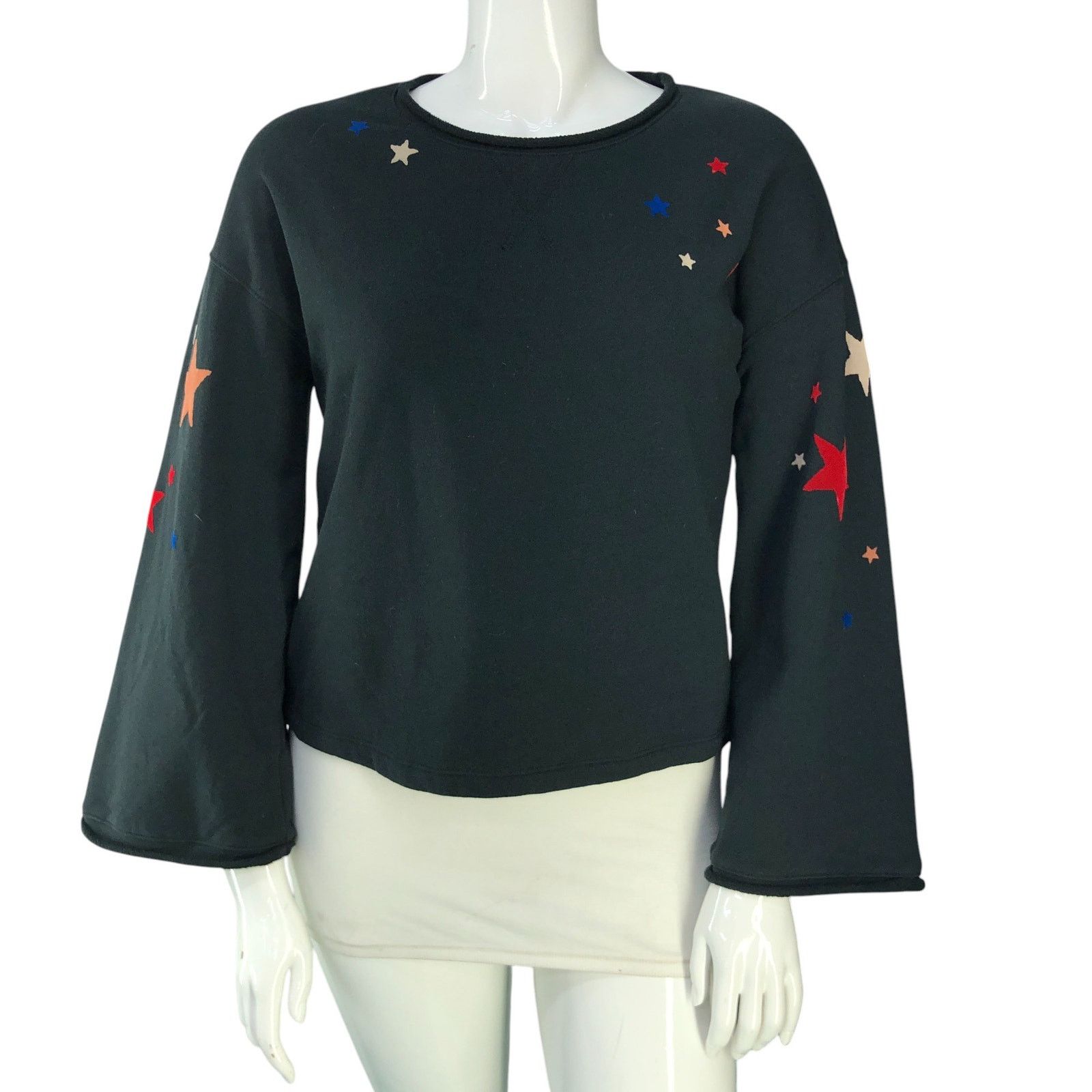 Madewell Madewell Size M Sweater Starry Night Sweatshirt Flare Sleeve Size M / US 6-8 / IT 42-44 - 11 Thumbnail