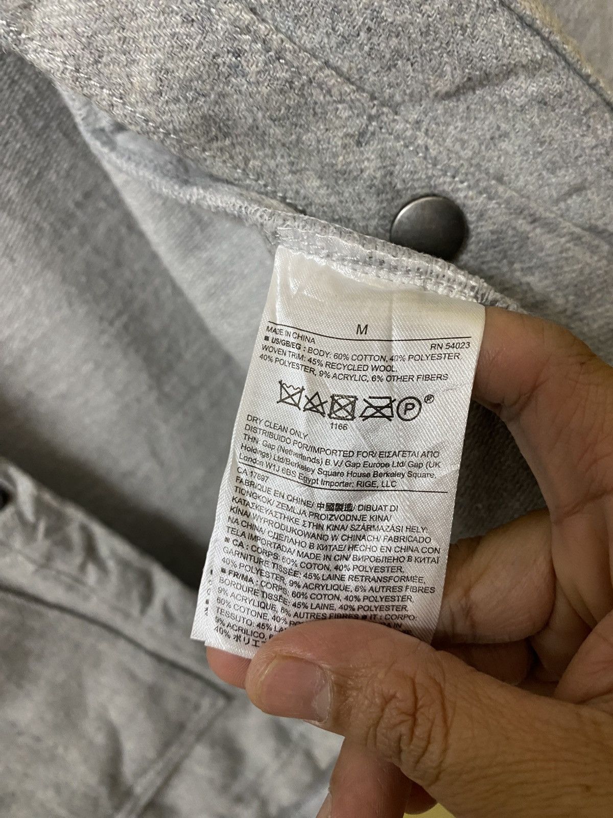 Banana Republic Banana Republic Jaket Snap Button Grey Colour Size US M / EU 48-50 / 2 - 11 Thumbnail